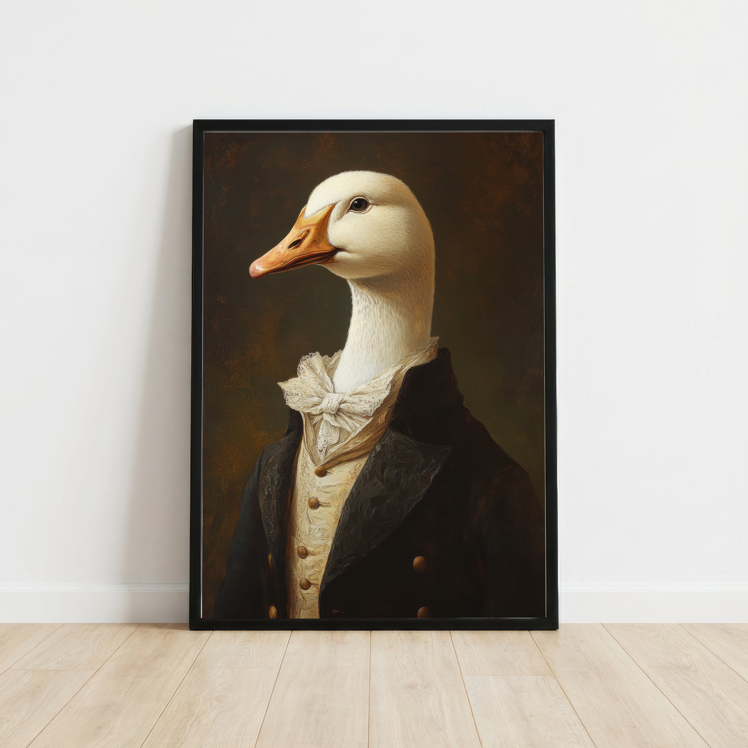 Victorian Goose Portrait Art Print