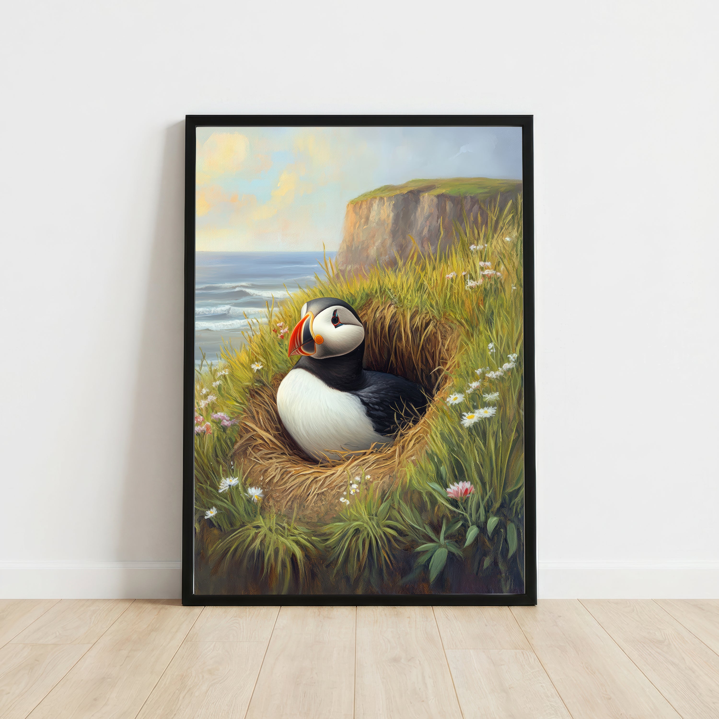 Puffin Coastal Art Print