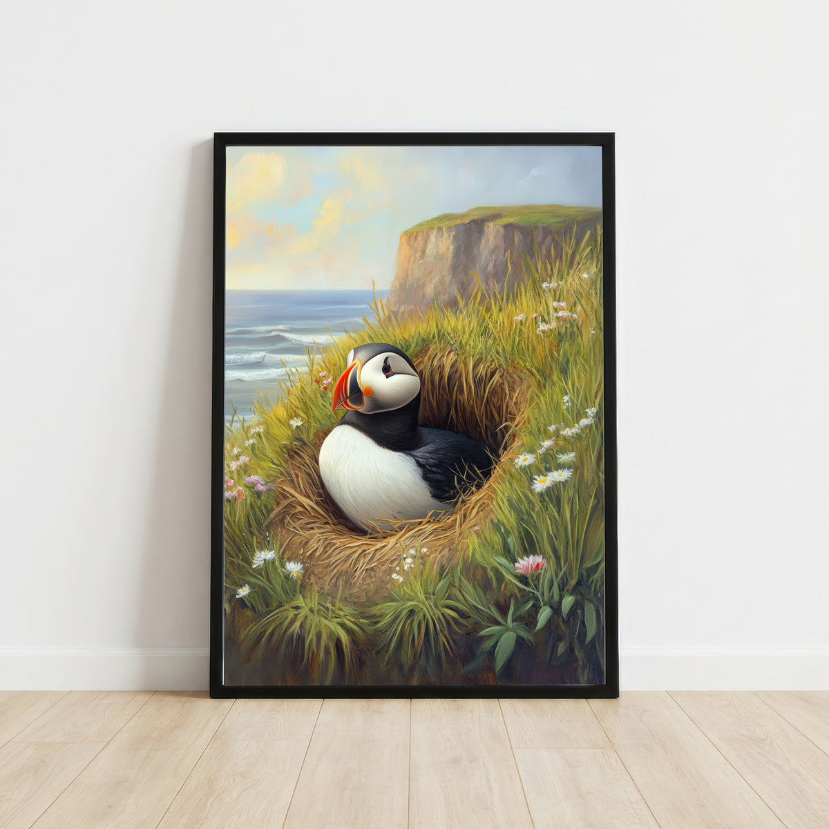 Puffin Coastal Art Print
