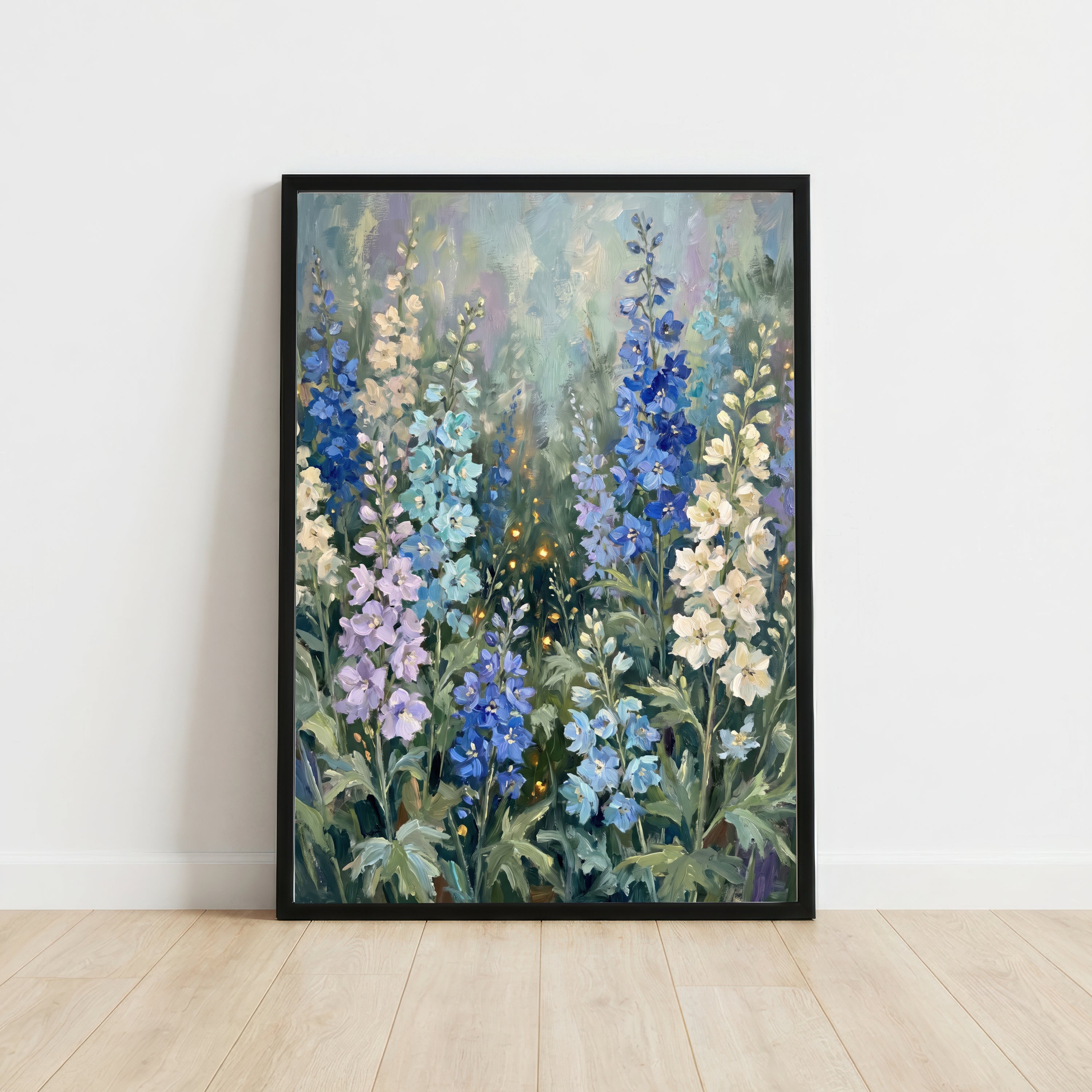 Blue Wildflower Meadow Art Print