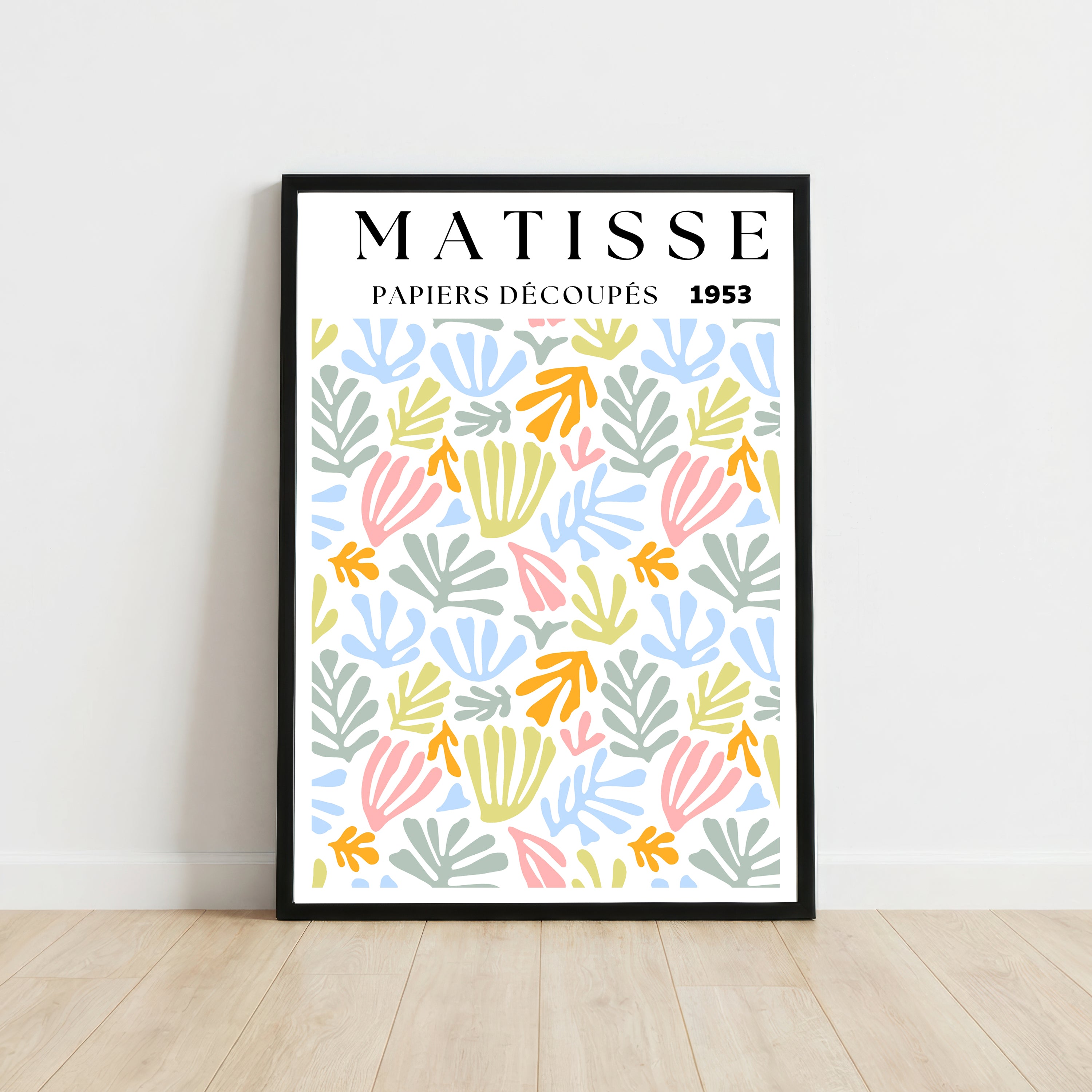 Matisse Cut Paper Botanical Art Print