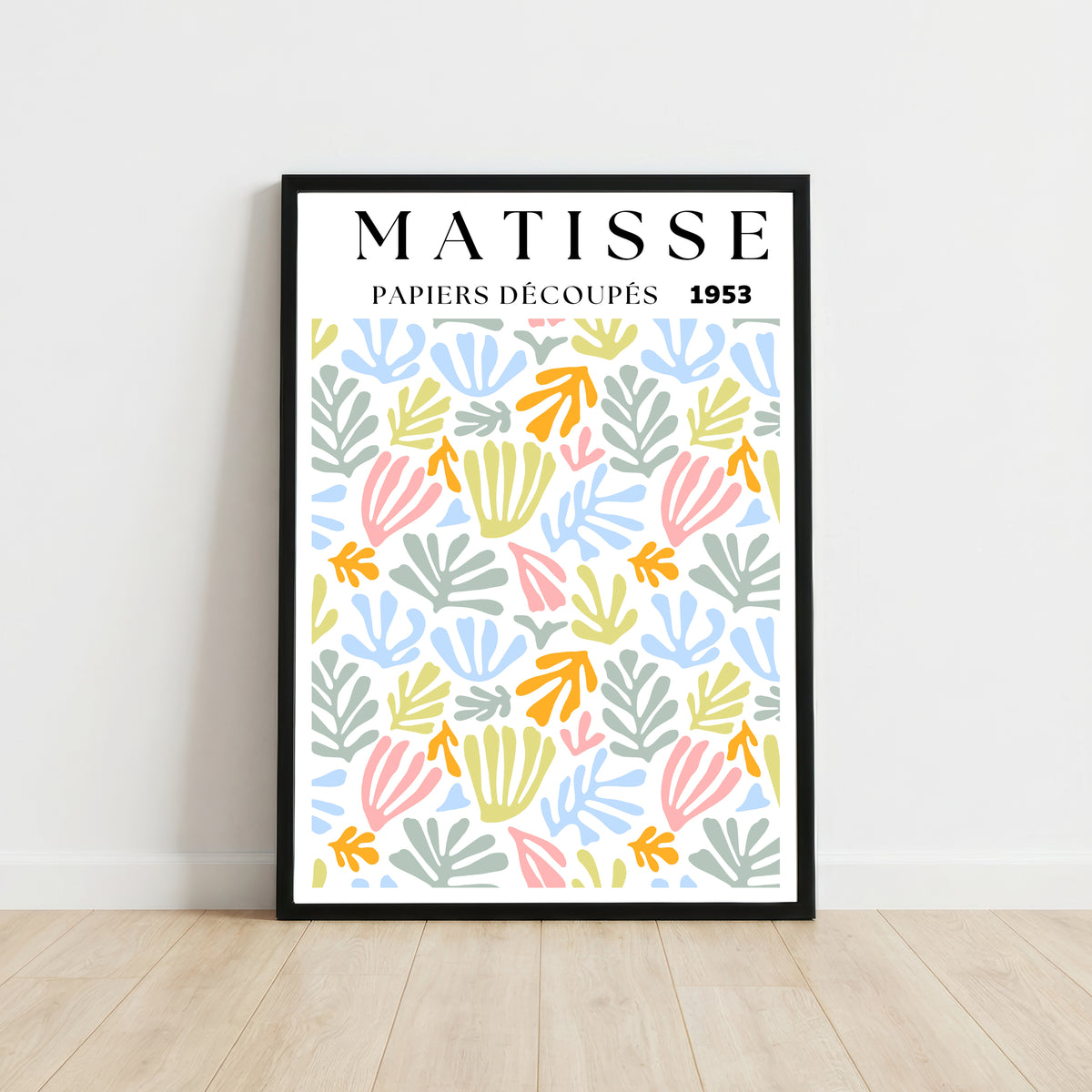 Matisse Cut Paper Botanical Art Print