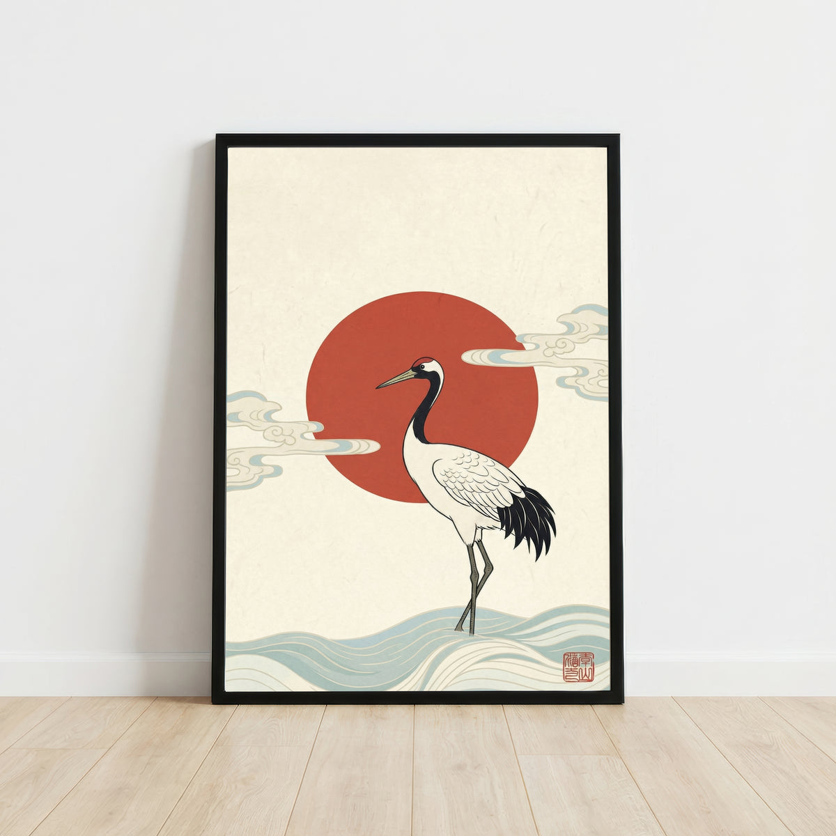 Japanese Crane Art Print