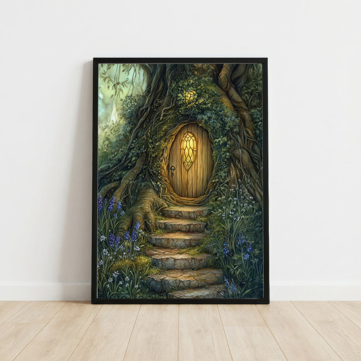 Enchanted Tree Door Art Print
