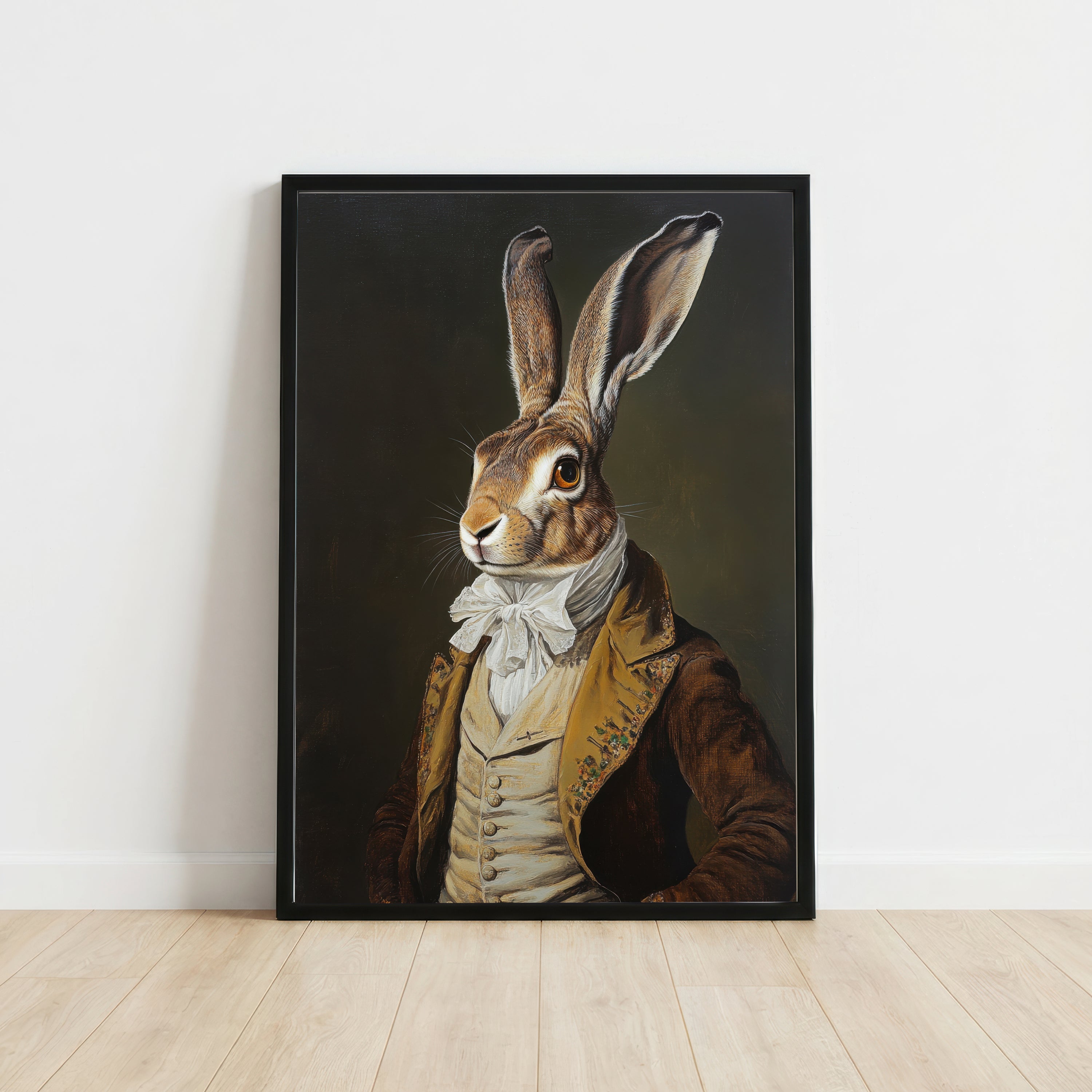 Victorian Hare Portrait Art Print