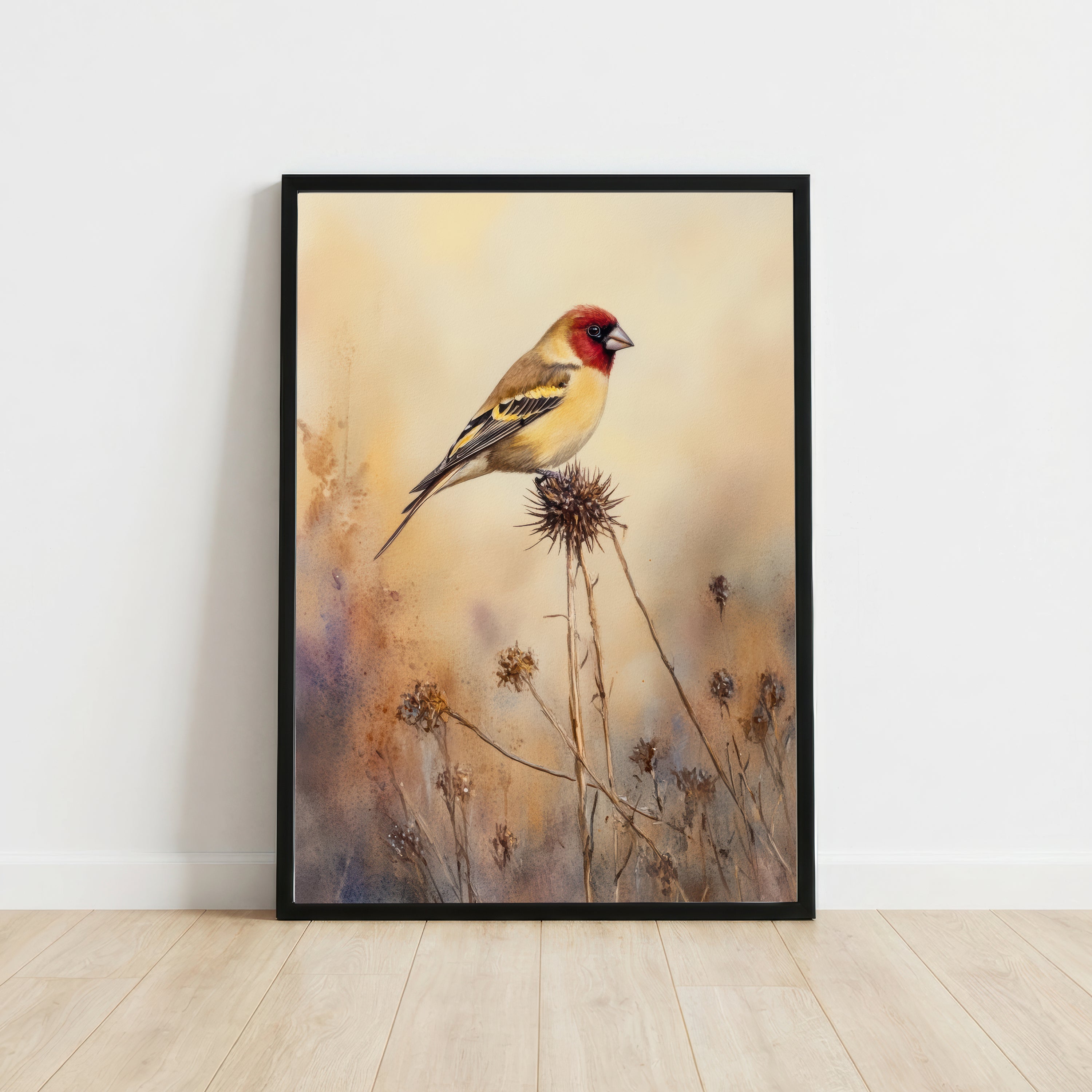Goldfinch Watercolour Art Print