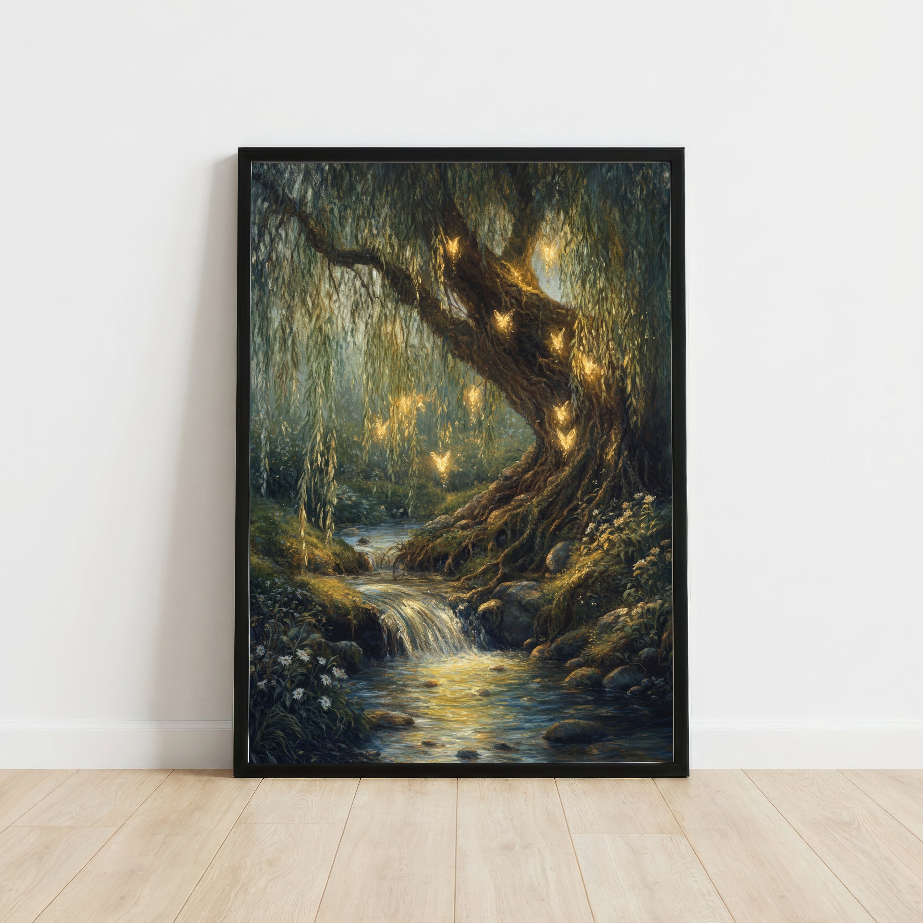 Enchanted Forest Stream Art Print