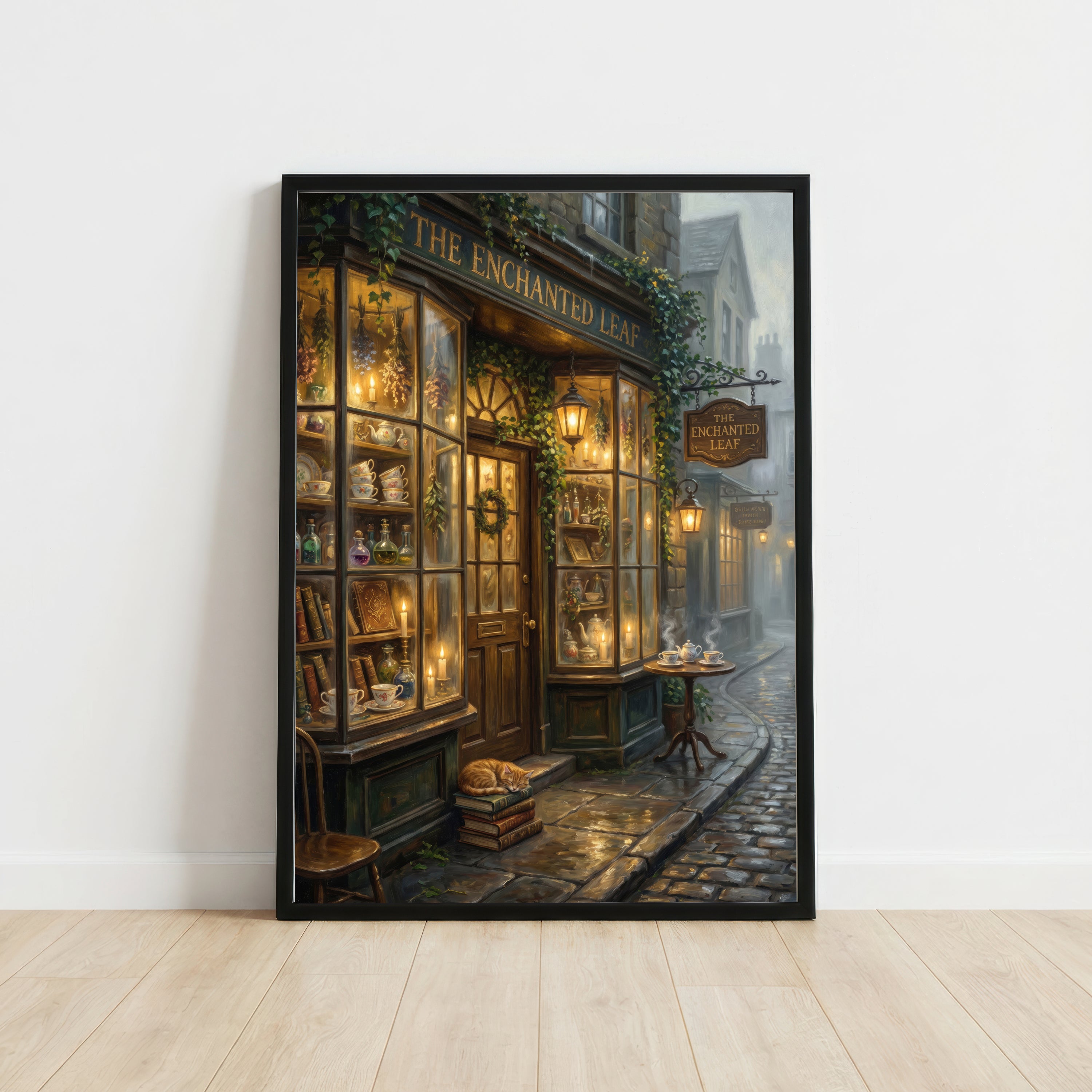 Enchanted Tea Shop Art Print
