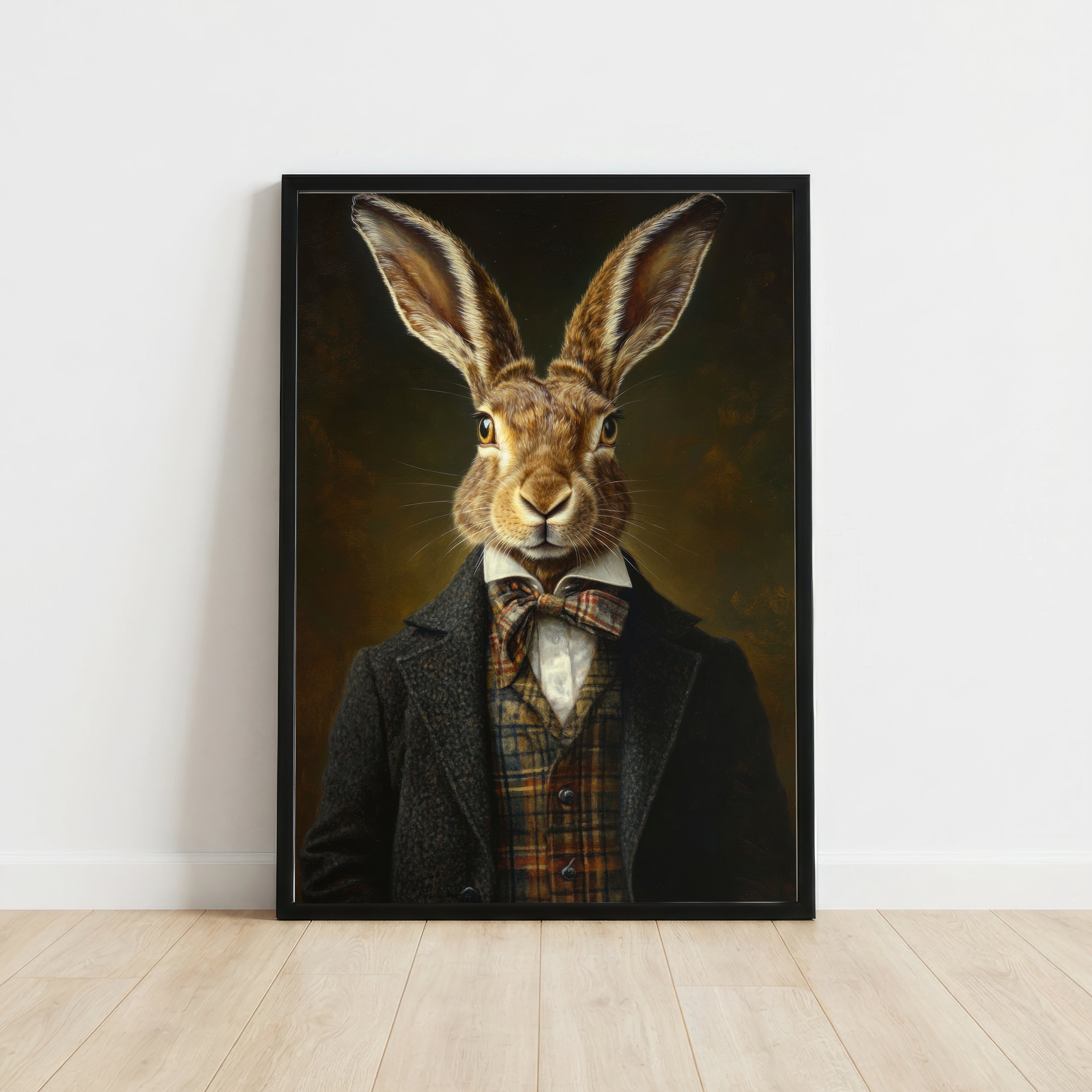 Victorian Hare Gentleman Art Print