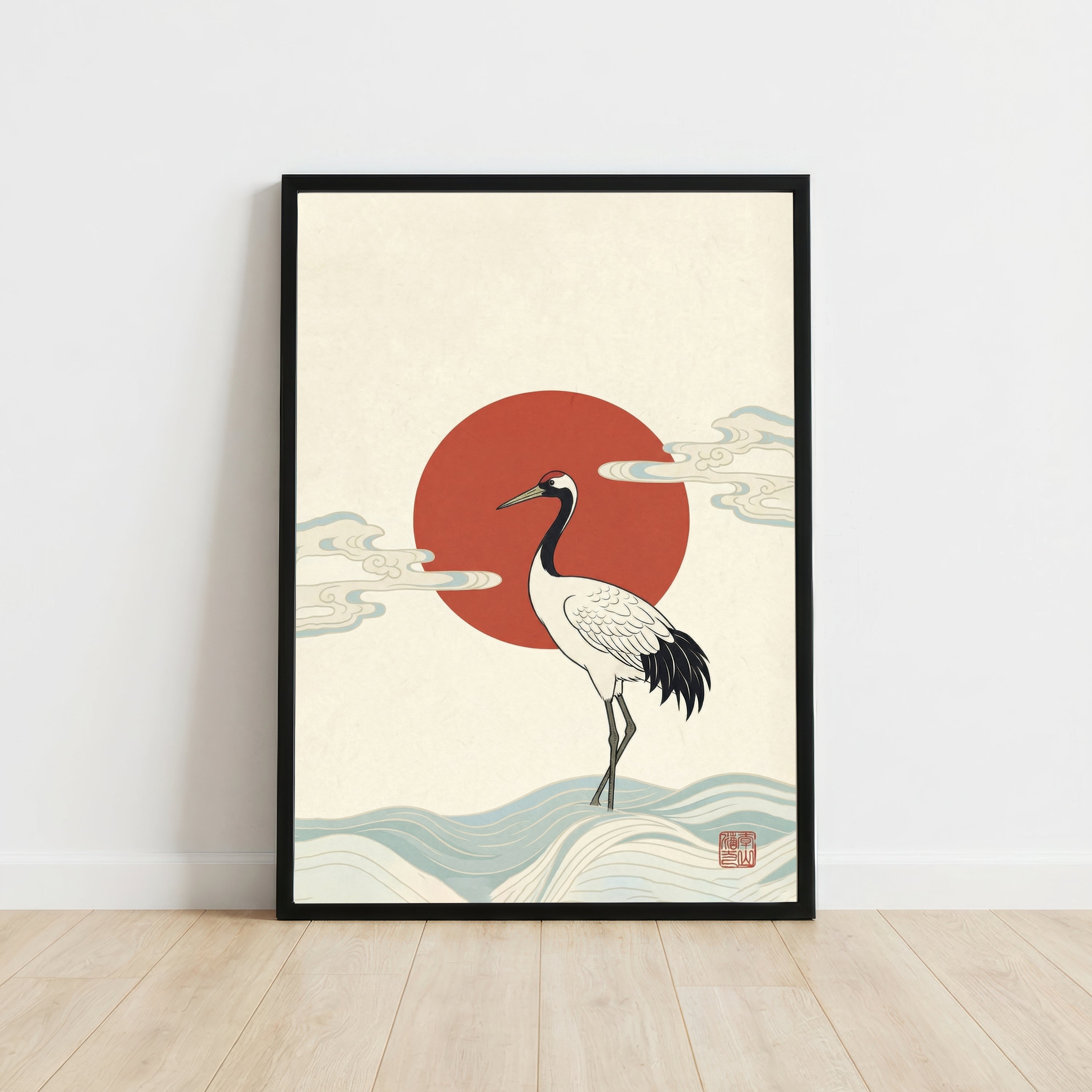 Japanese Crane Art Print