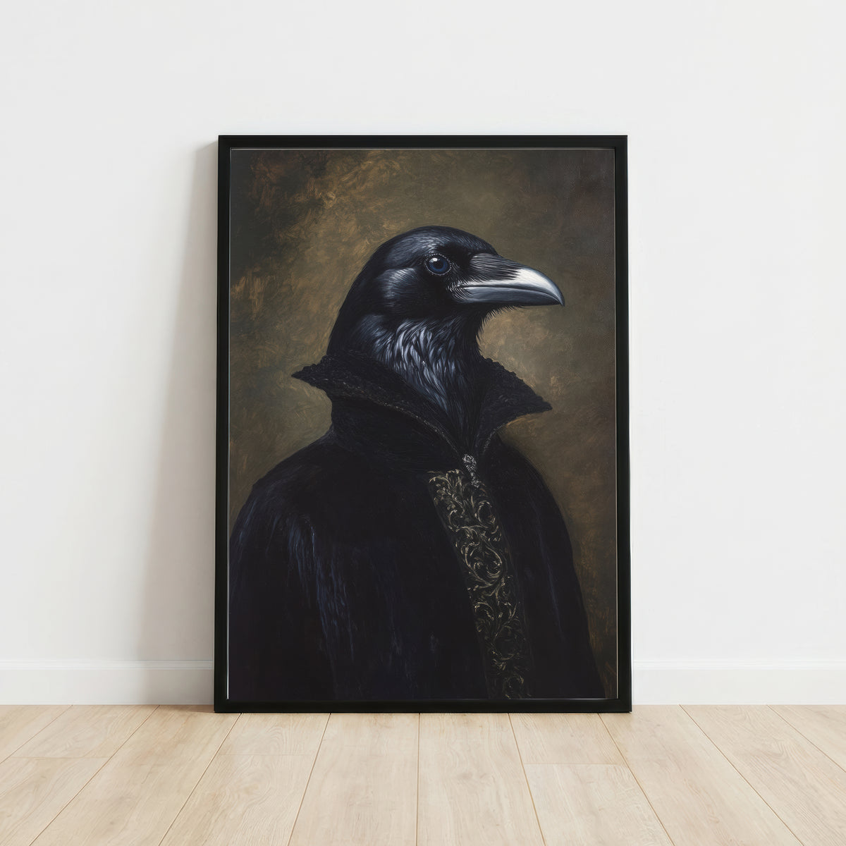 Raven Dark Academia Art Print
