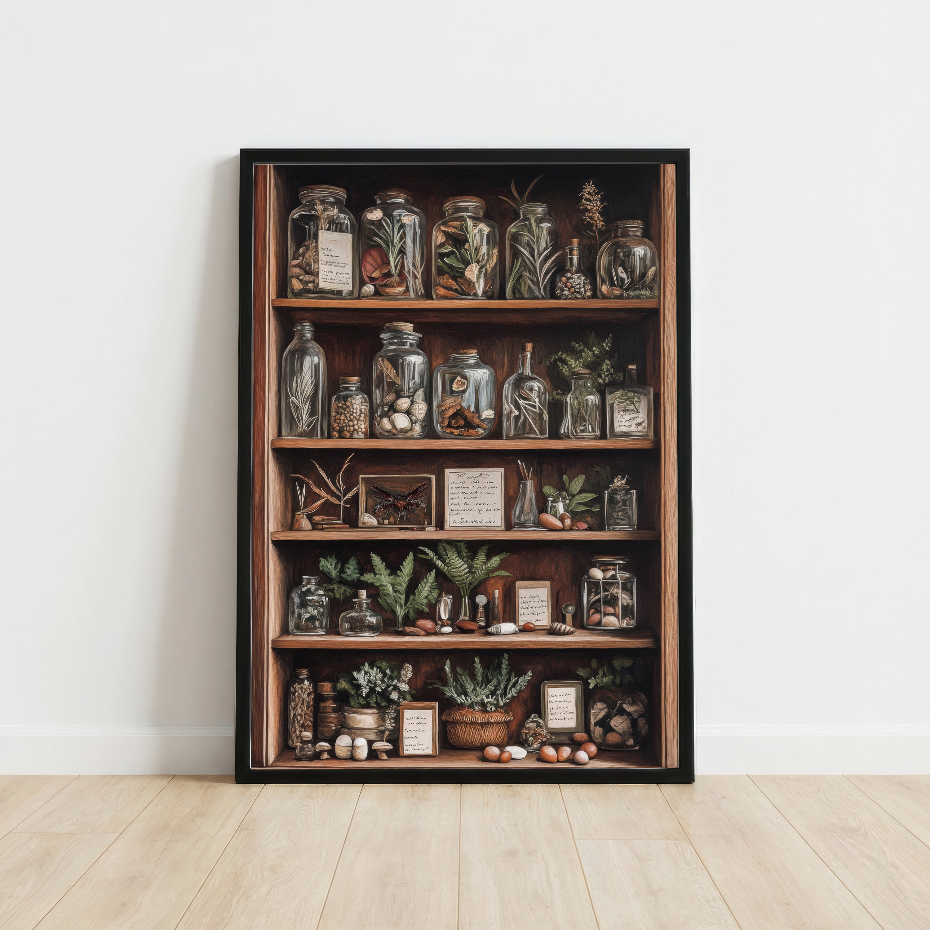 Vintage Apothecary Cabinet Art Print