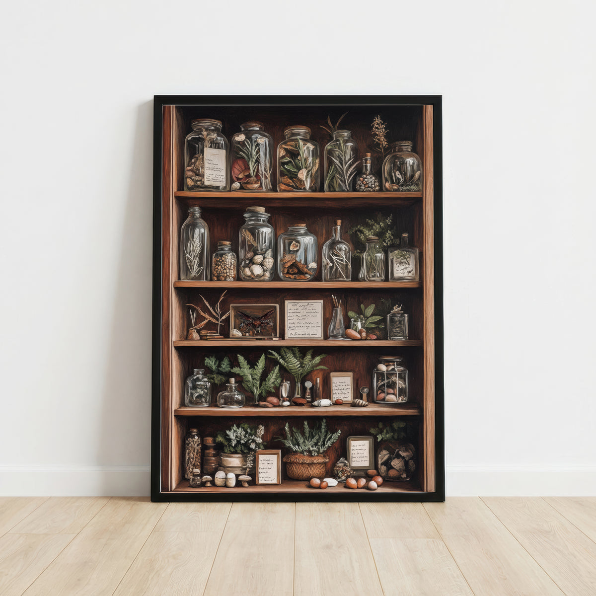 Vintage Apothecary Cabinet Art Print