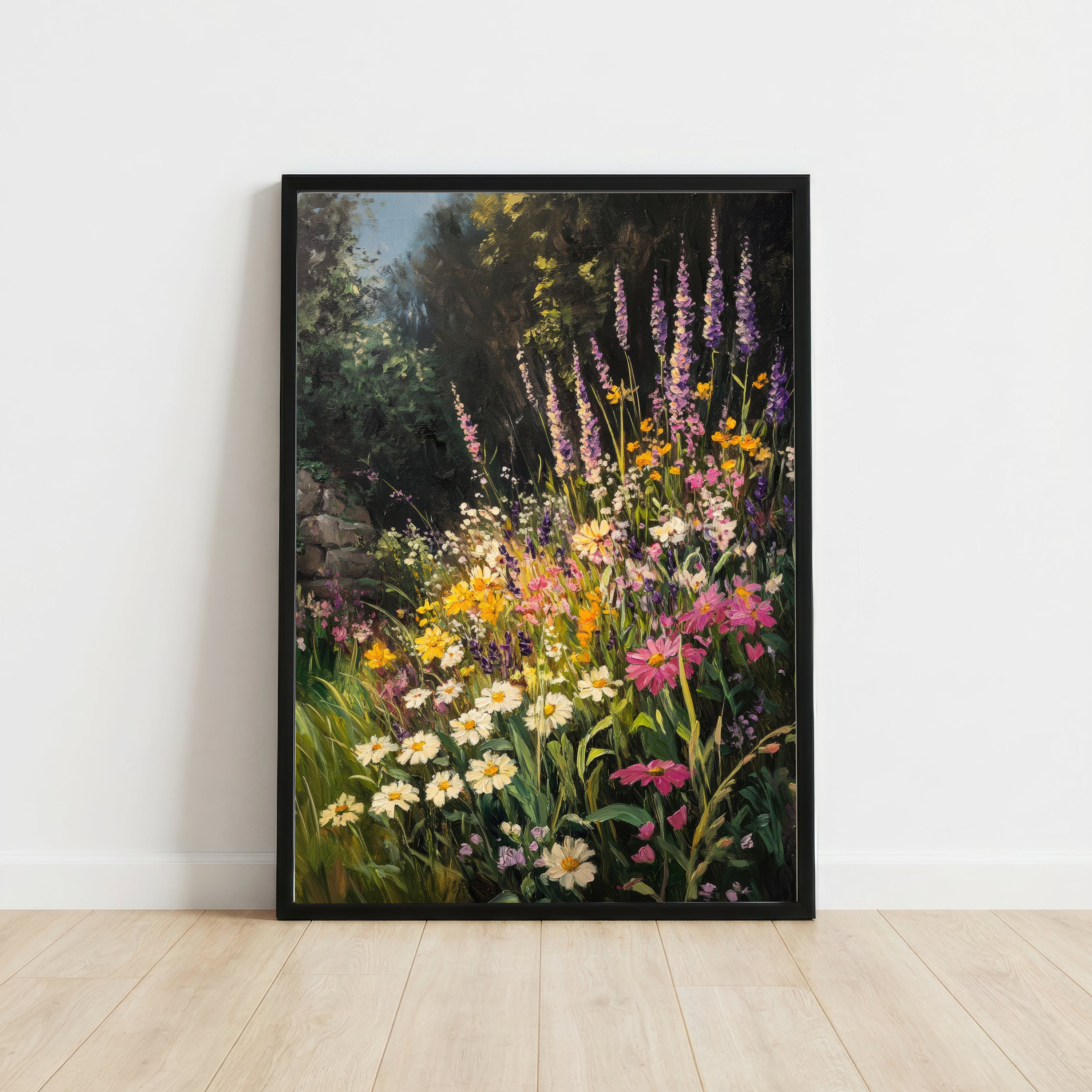 Wildflower Meadow Impressionist Art Print