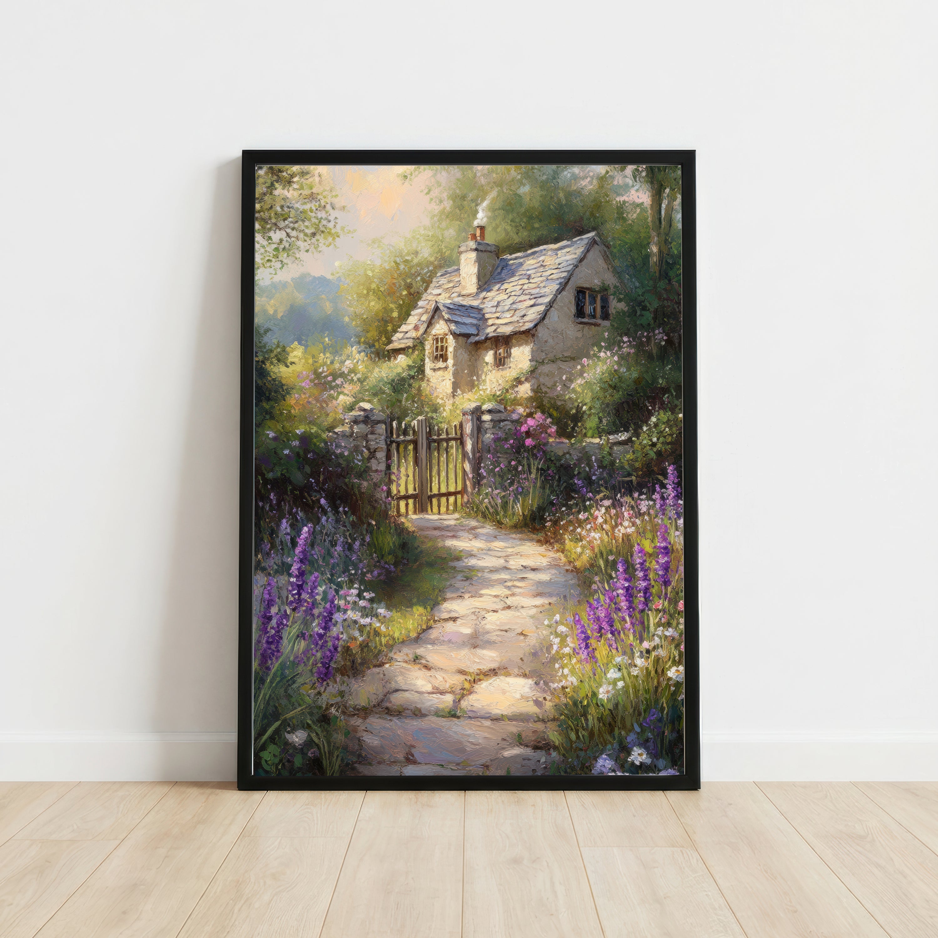 Cottage Garden Path Art Print