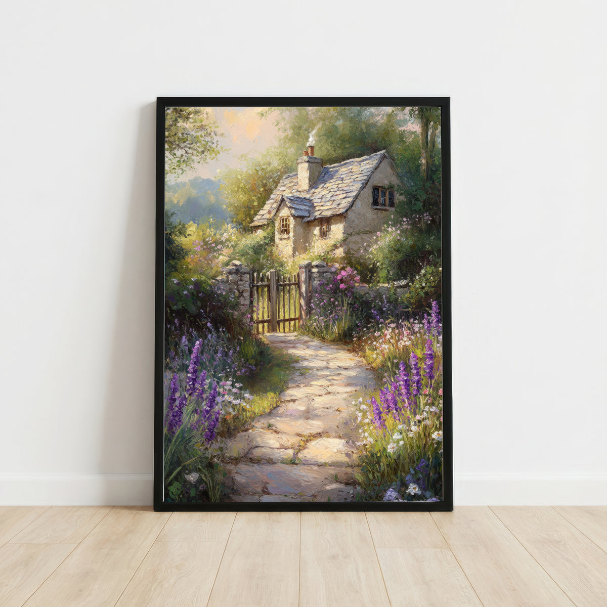 Cottage Garden Path Art Print