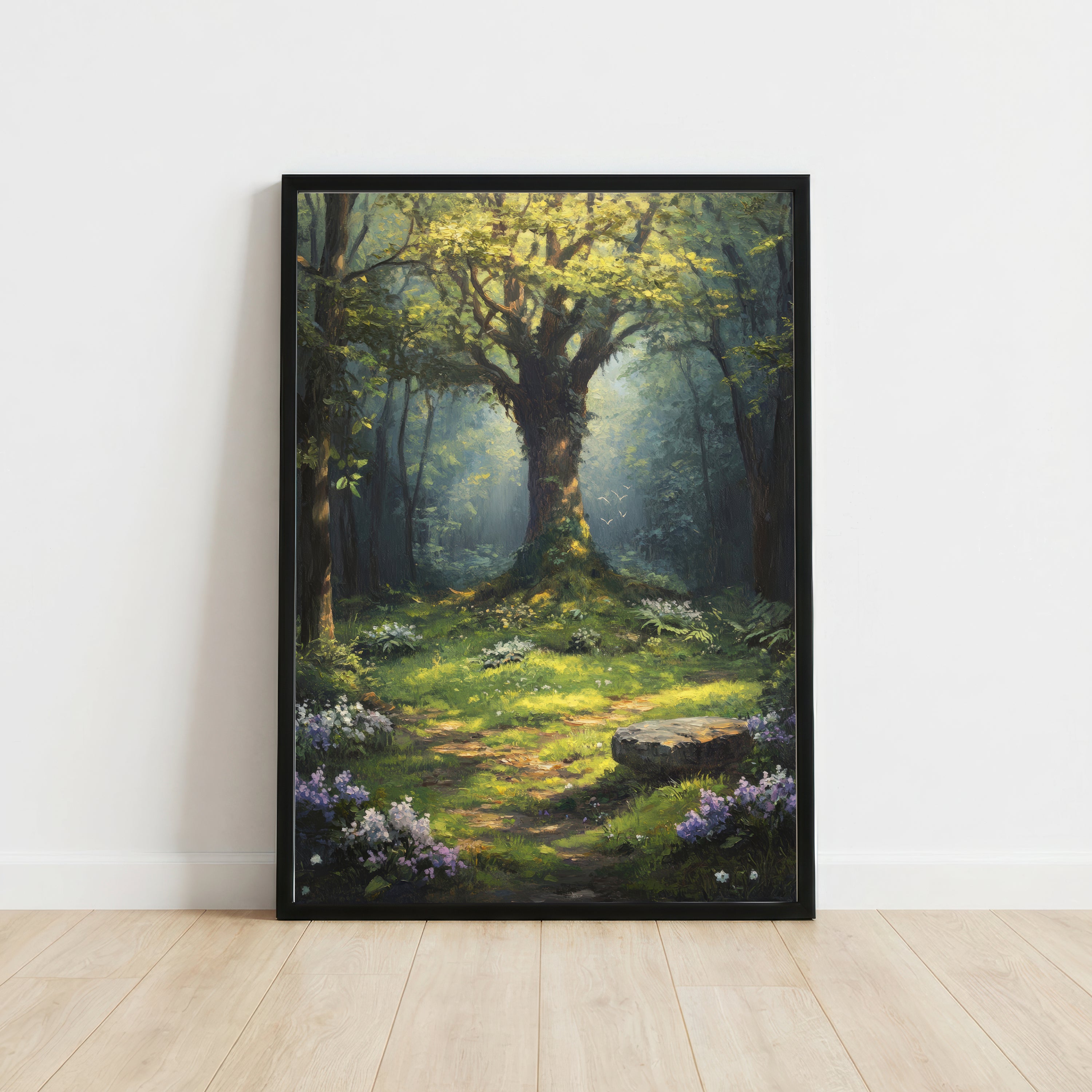 Enchanted Woodland Forest Art Print