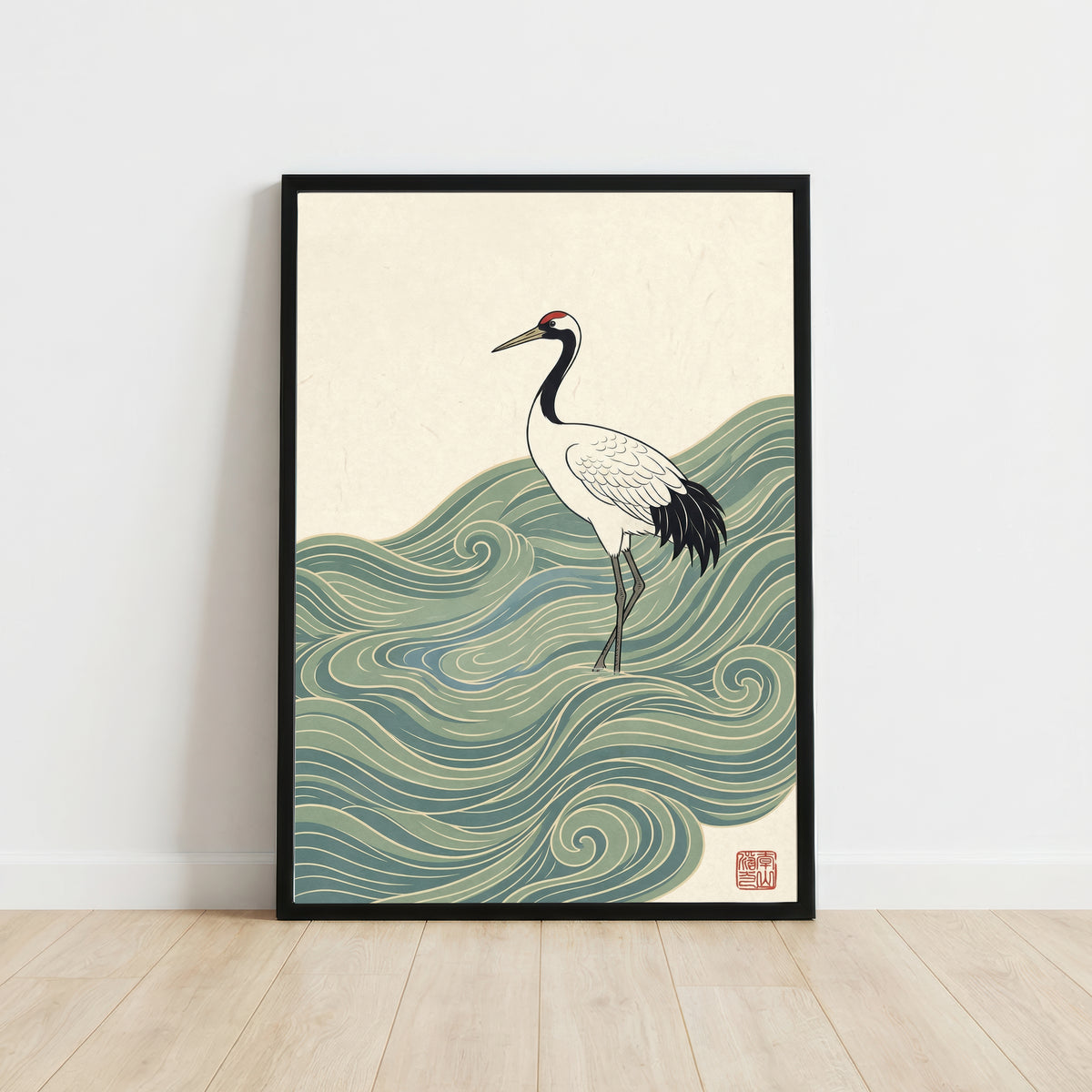 Japanese Crane Art Print