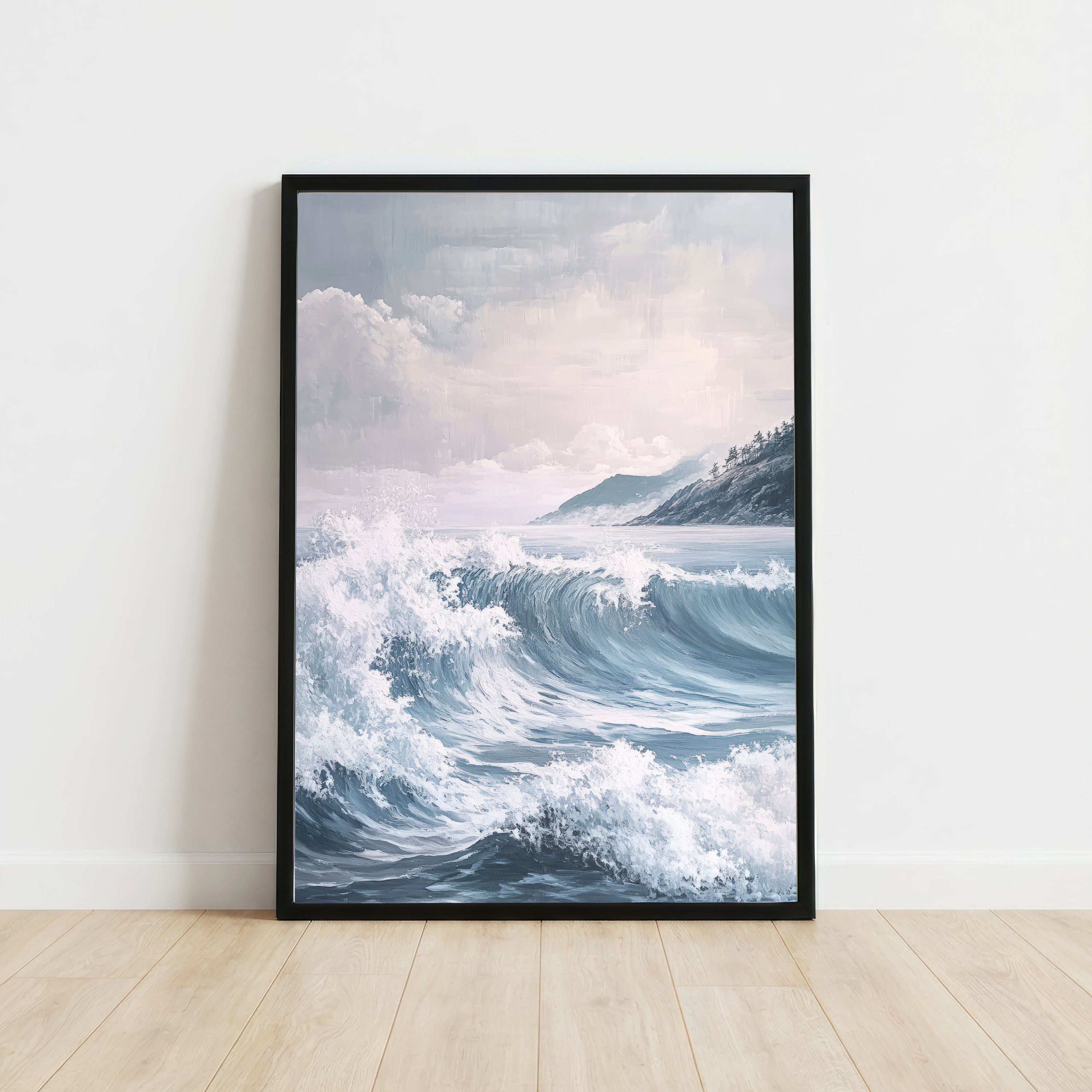 Stormy Ocean Wave Art Print