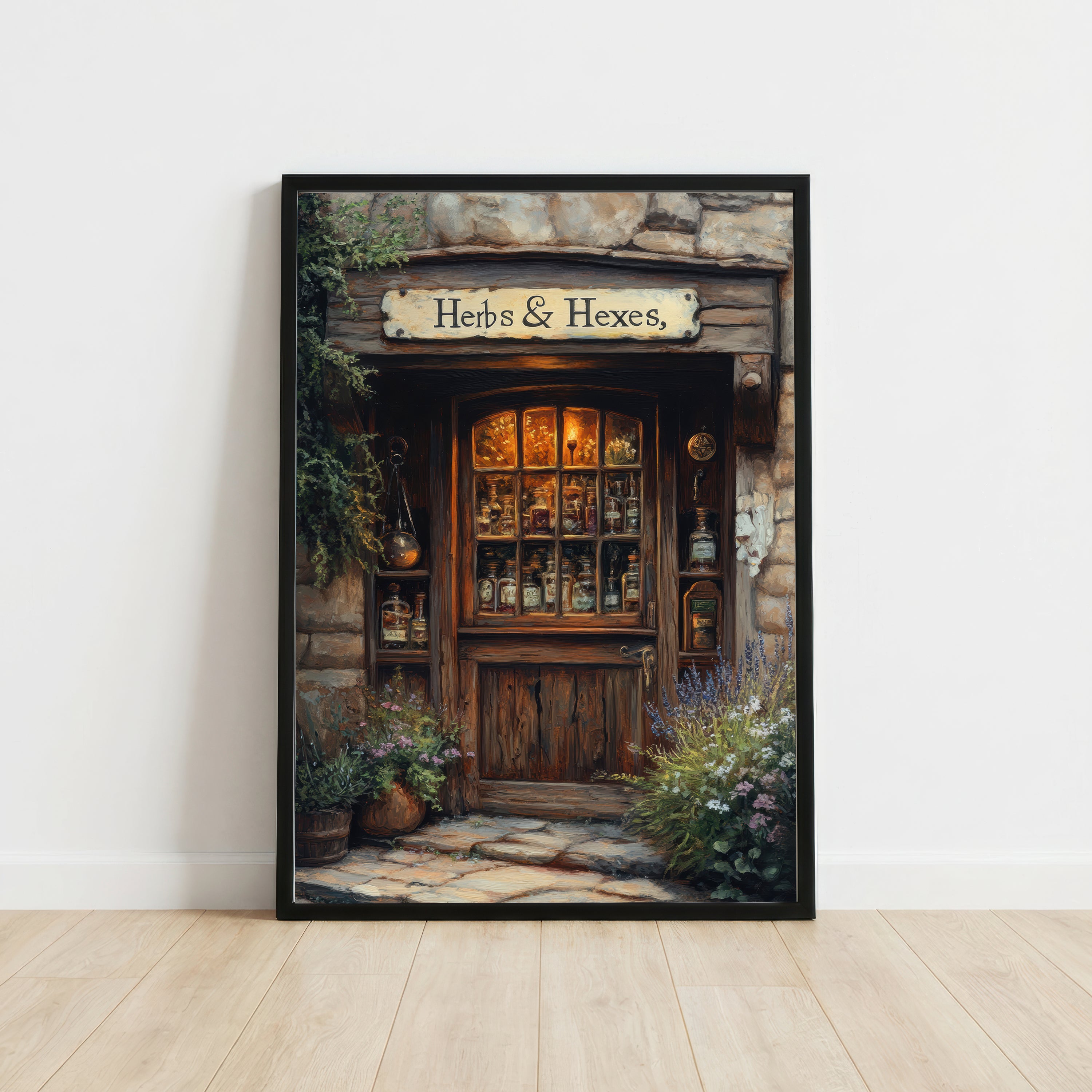 Herbs & Hexes Apothecary Art Print