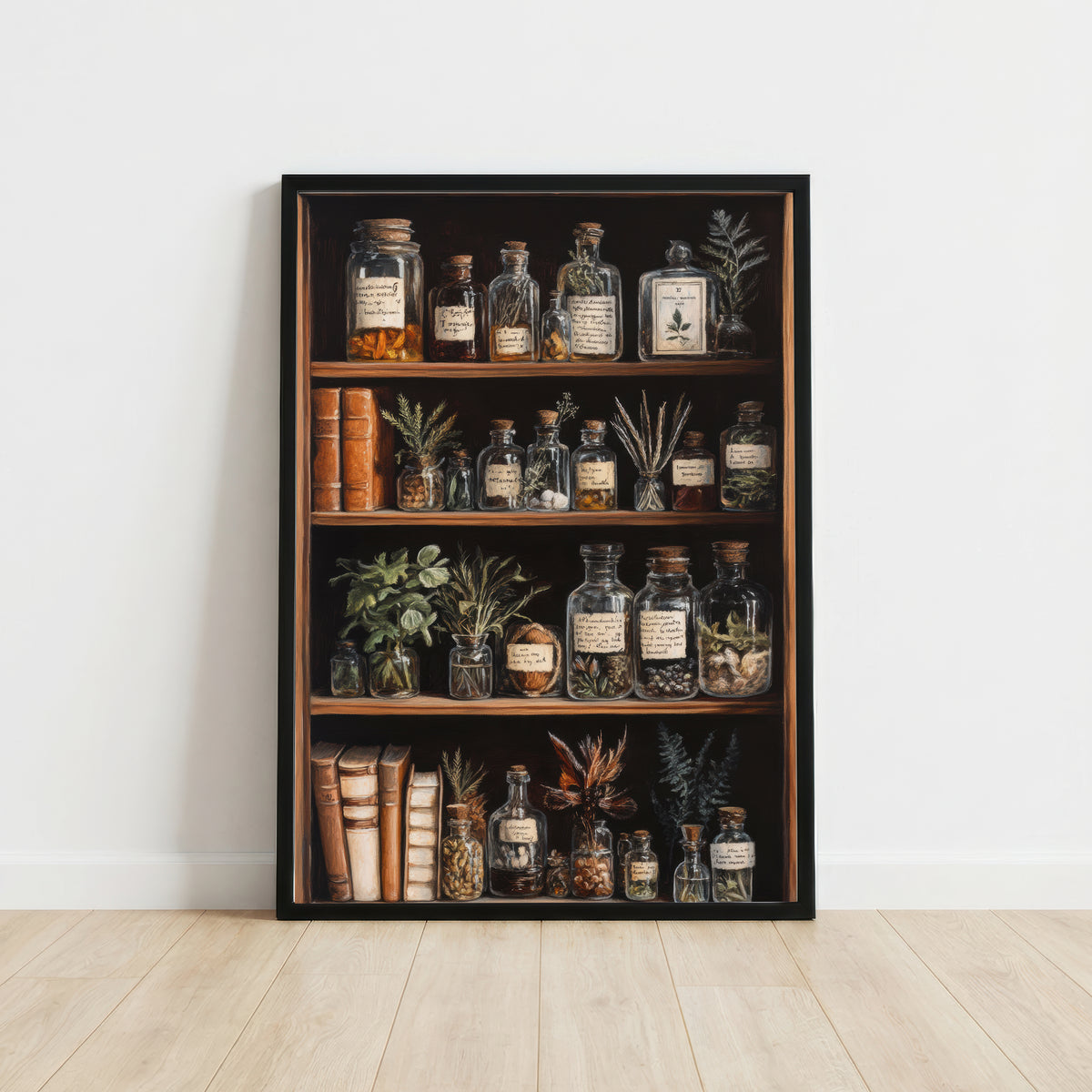 Vintage Apothecary Bottles Art Print