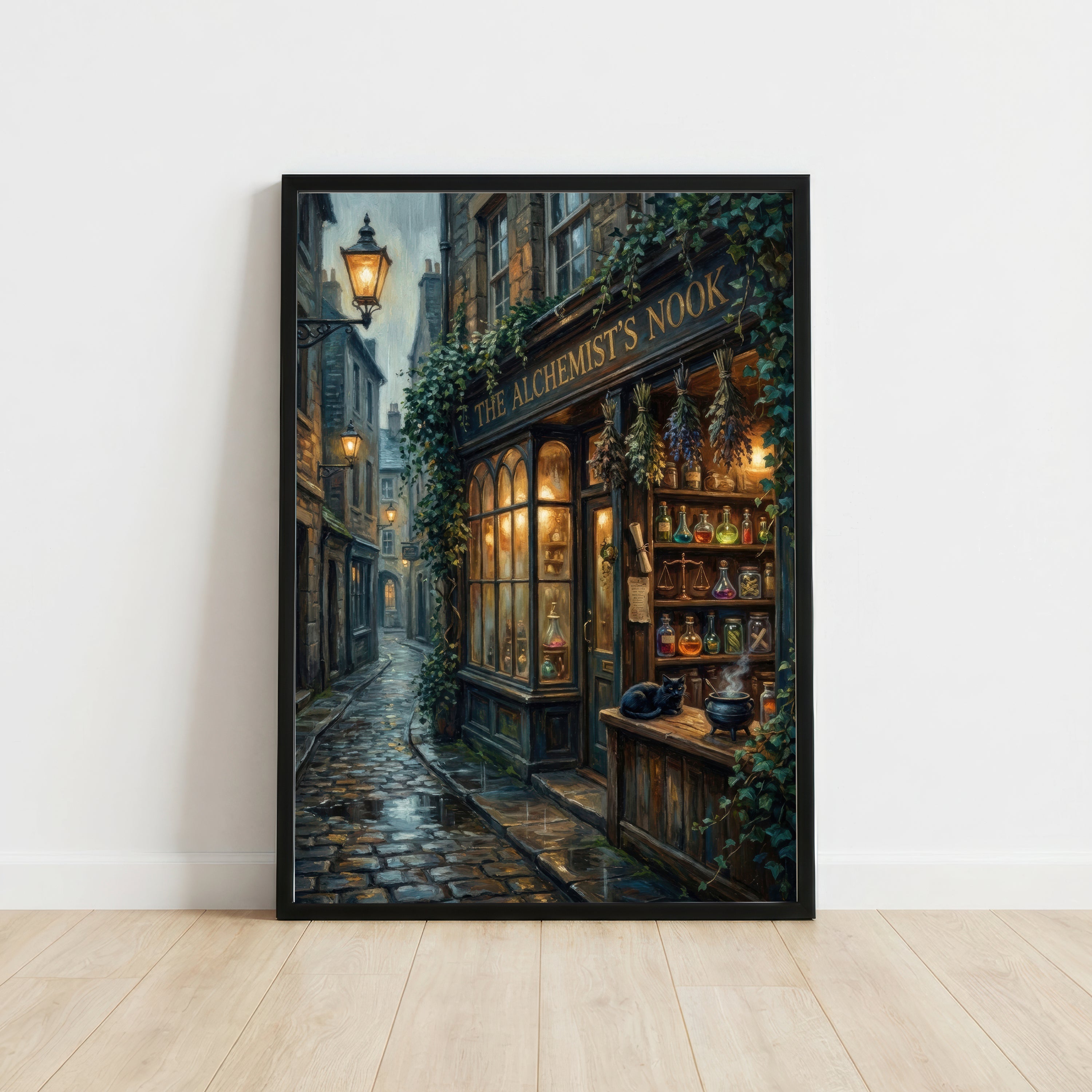 Alchemist Apothecary Dark Academia Art Print