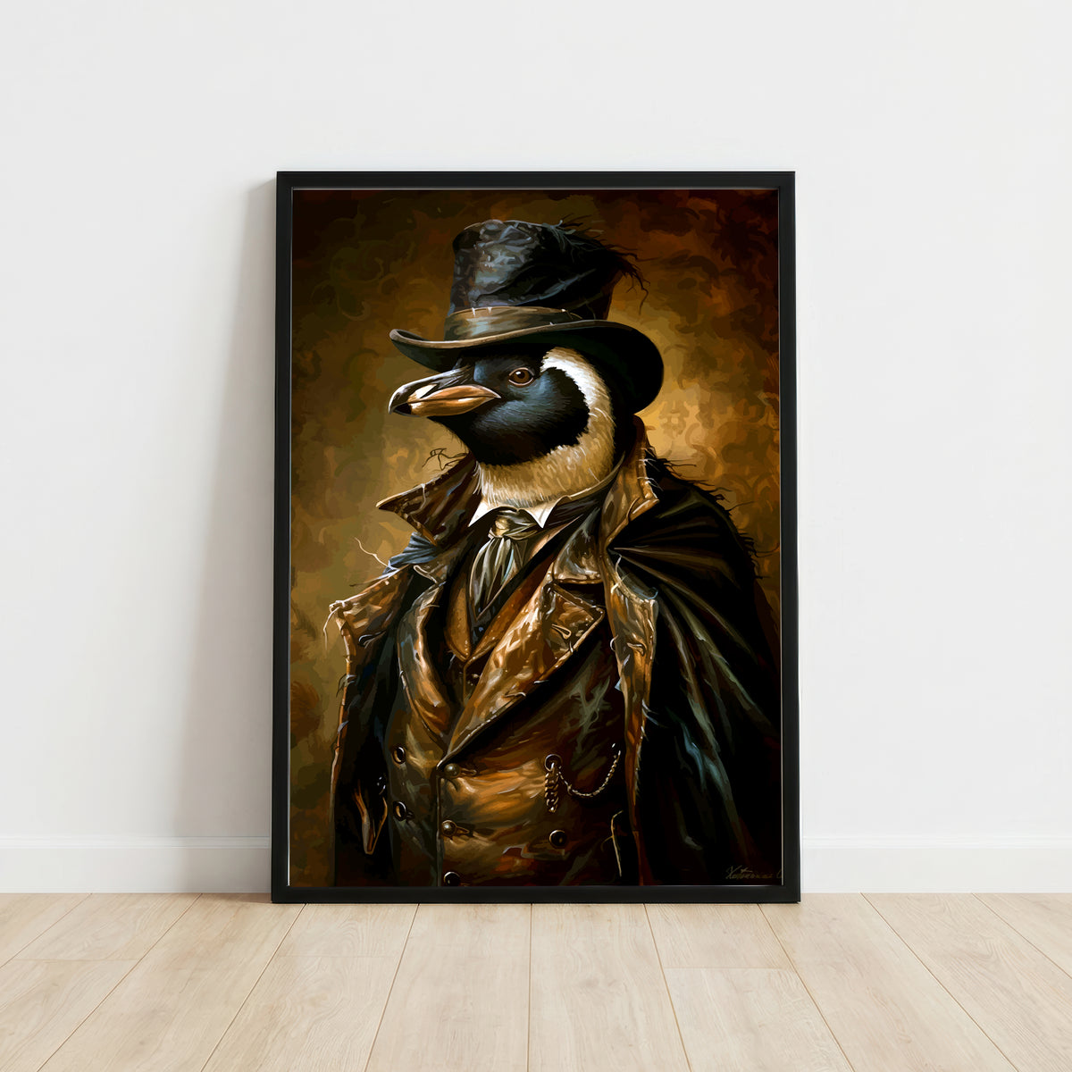Victorian Raven Art Print