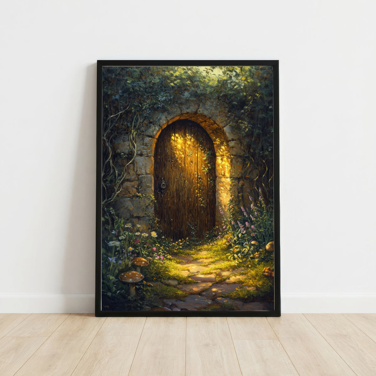 Enchanted Woodland Door Art Print