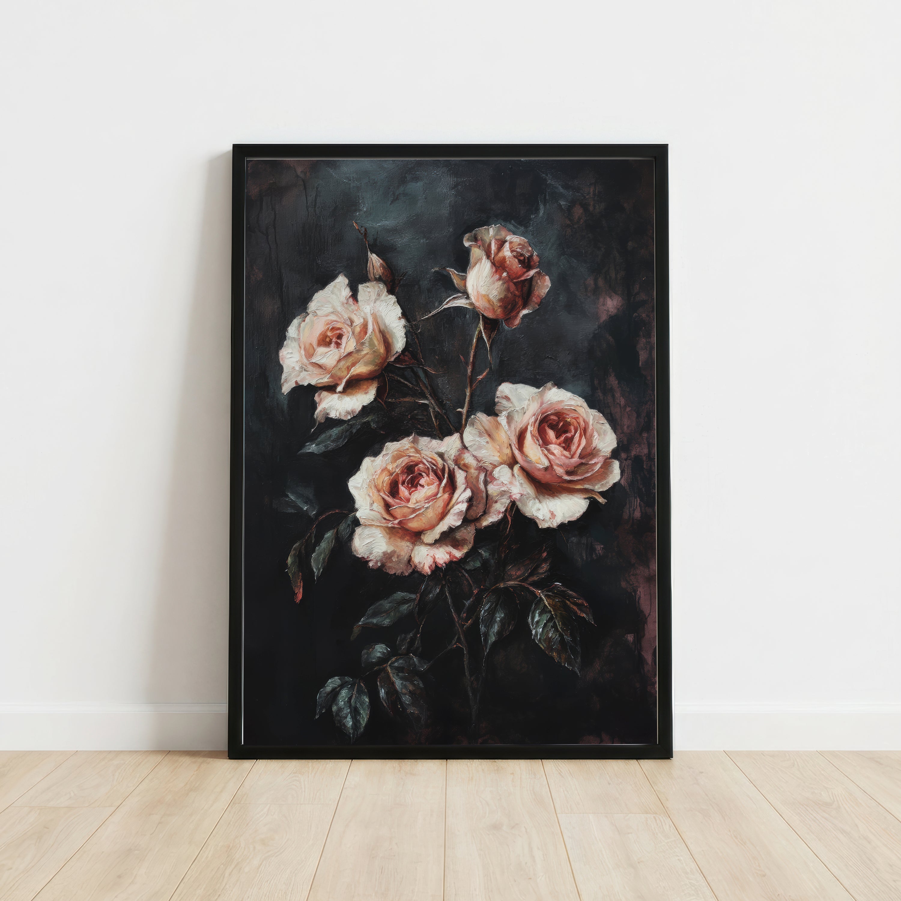 Romantic Rose Bouquet Art Print