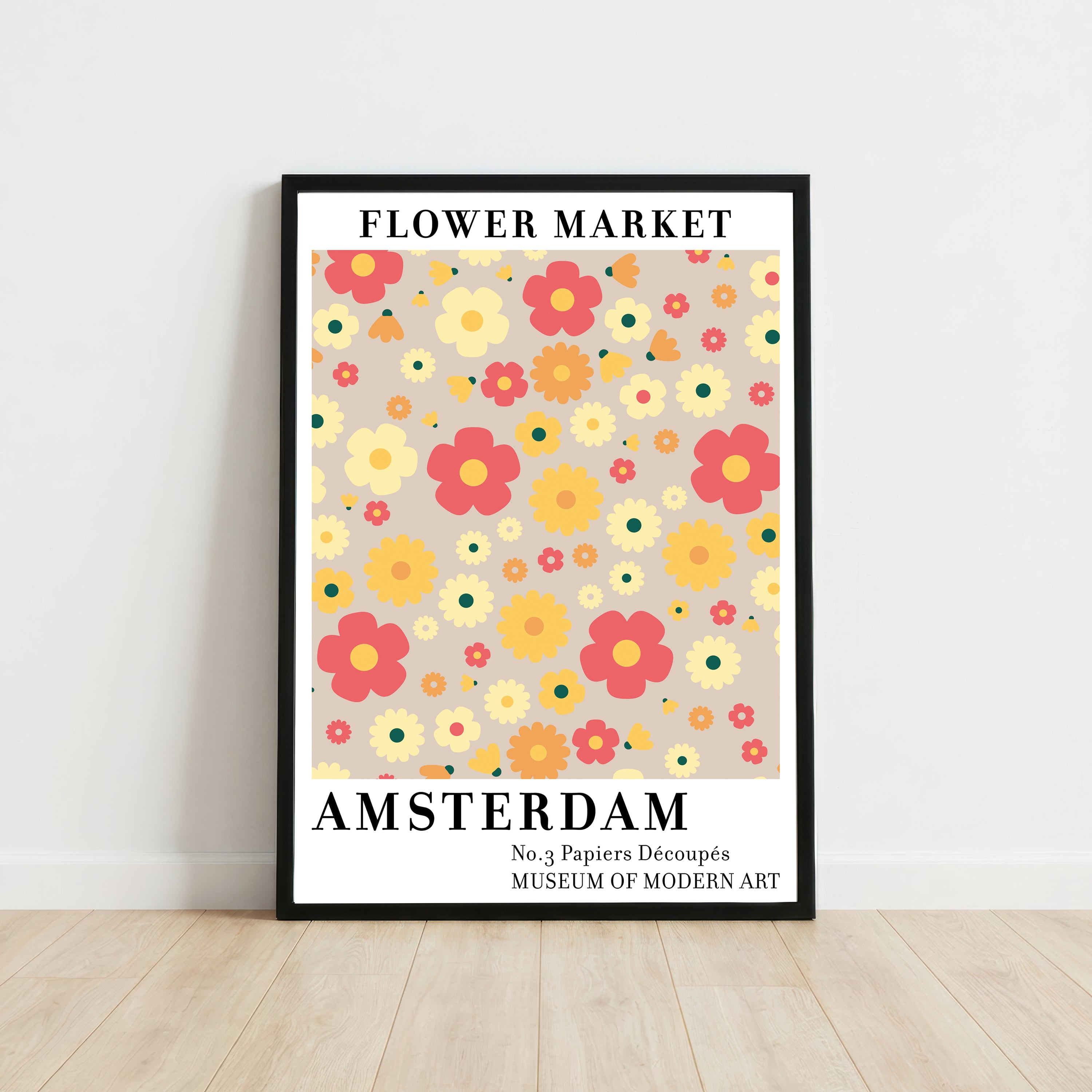 Amsterdam Flower Market Art Print