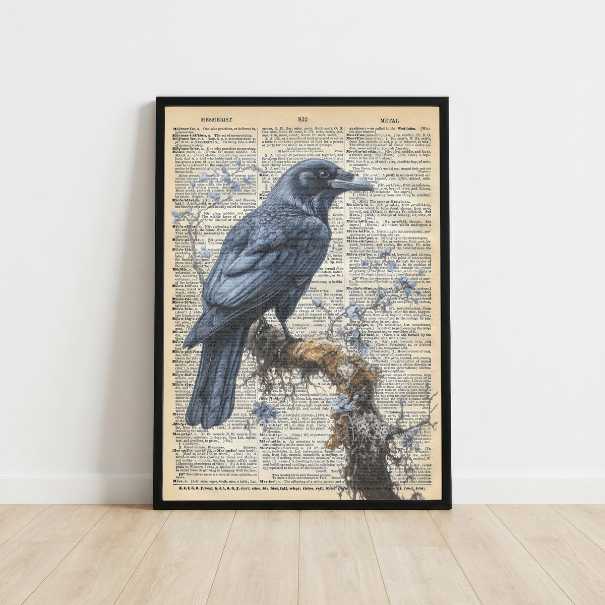 Vintage Bison Dictionary Art Print