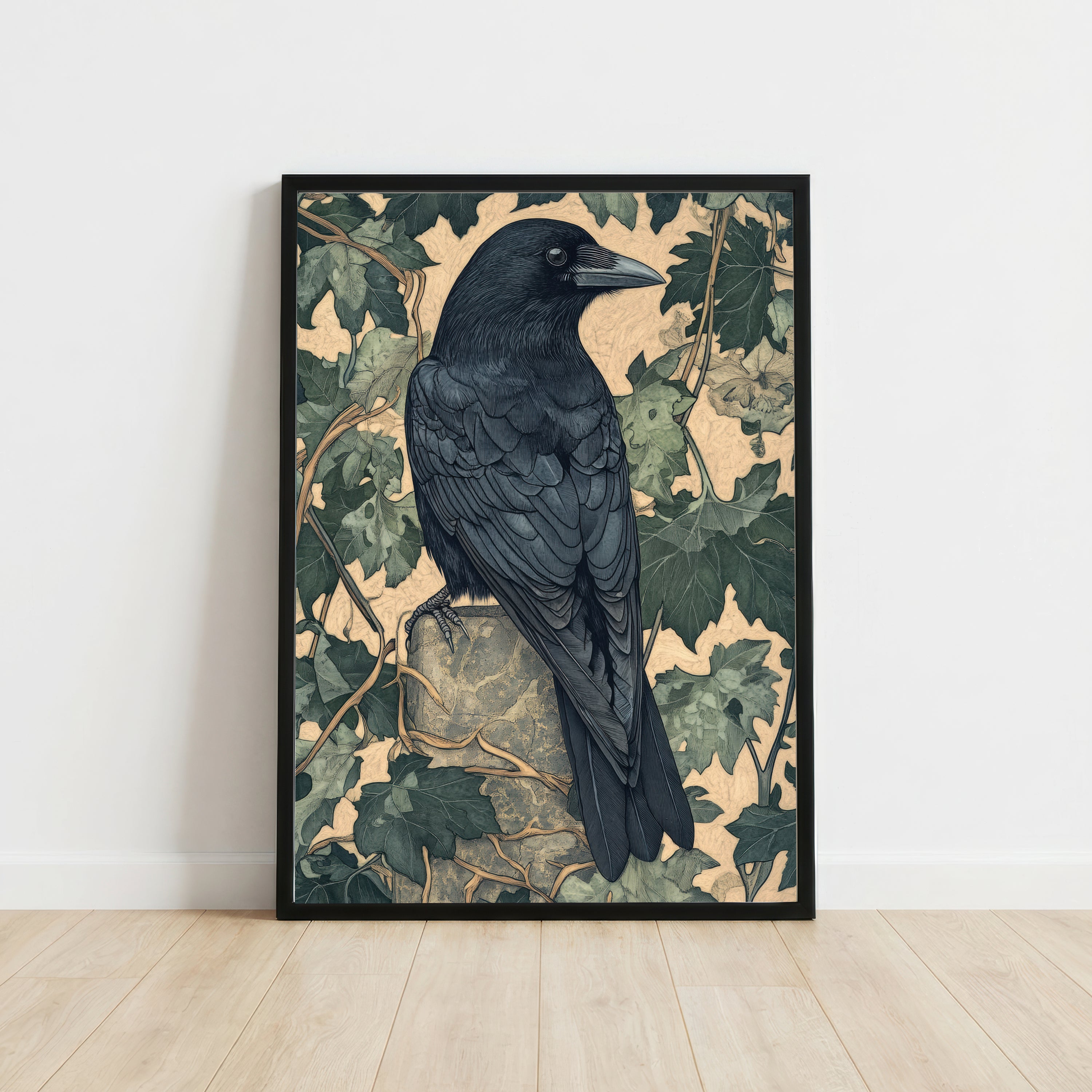 Raven and Ivy Art Print
