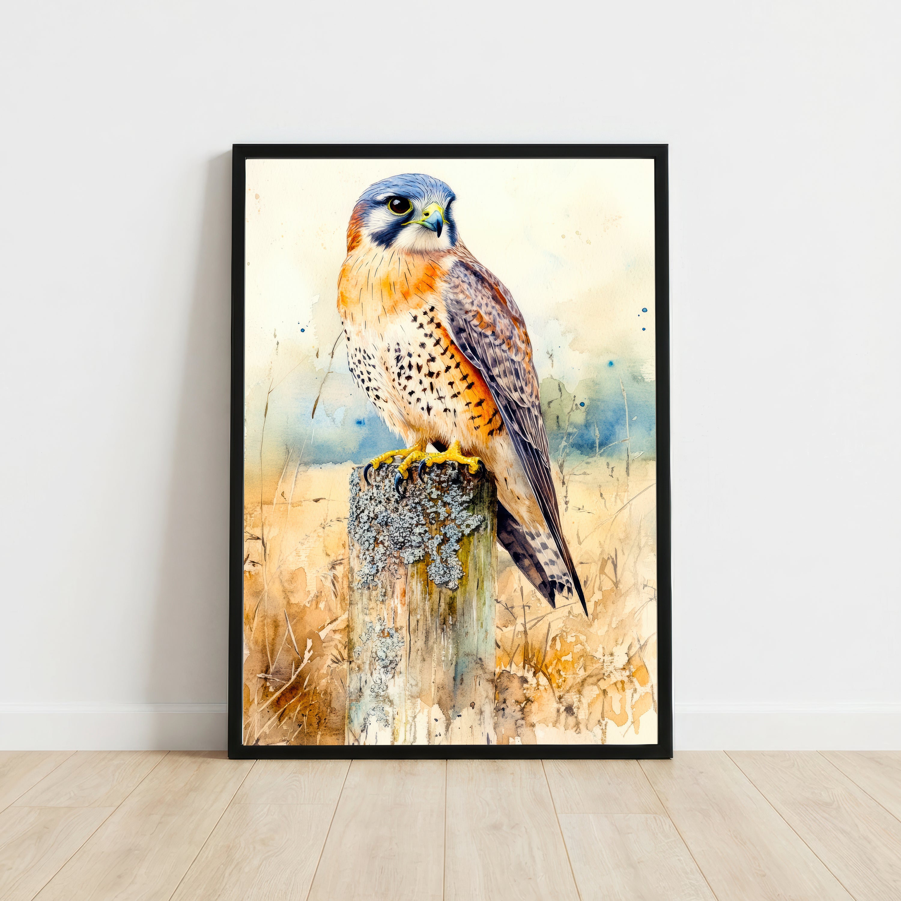 Kestrel Watercolour Art Print