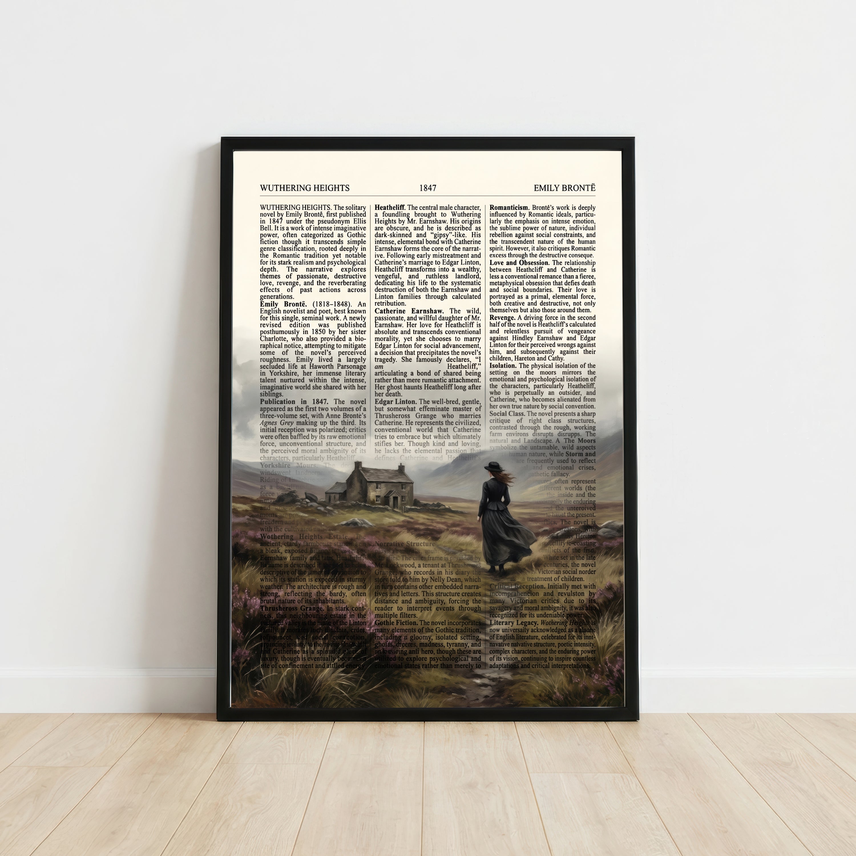 Wuthering Heights Gothic Art Print