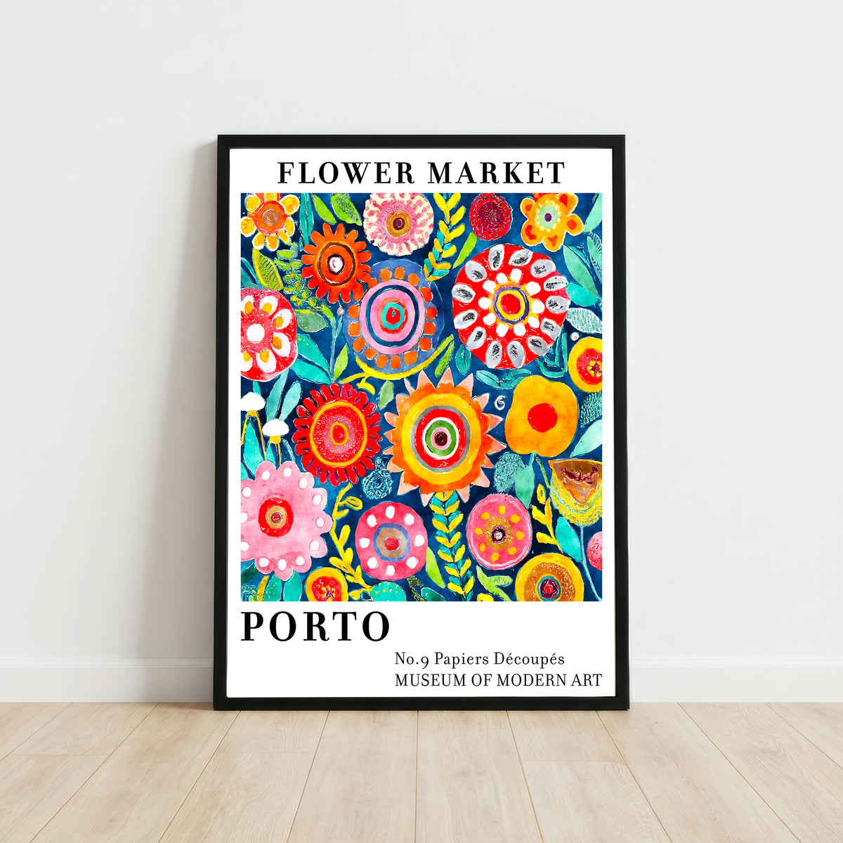 Porto Flower Market Art Print
