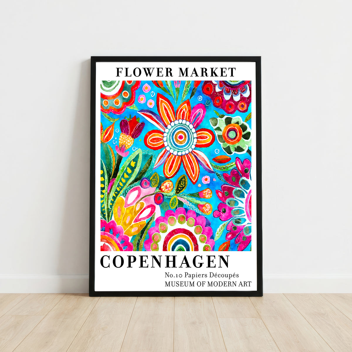 Copenhagen Flower Market Art Print
