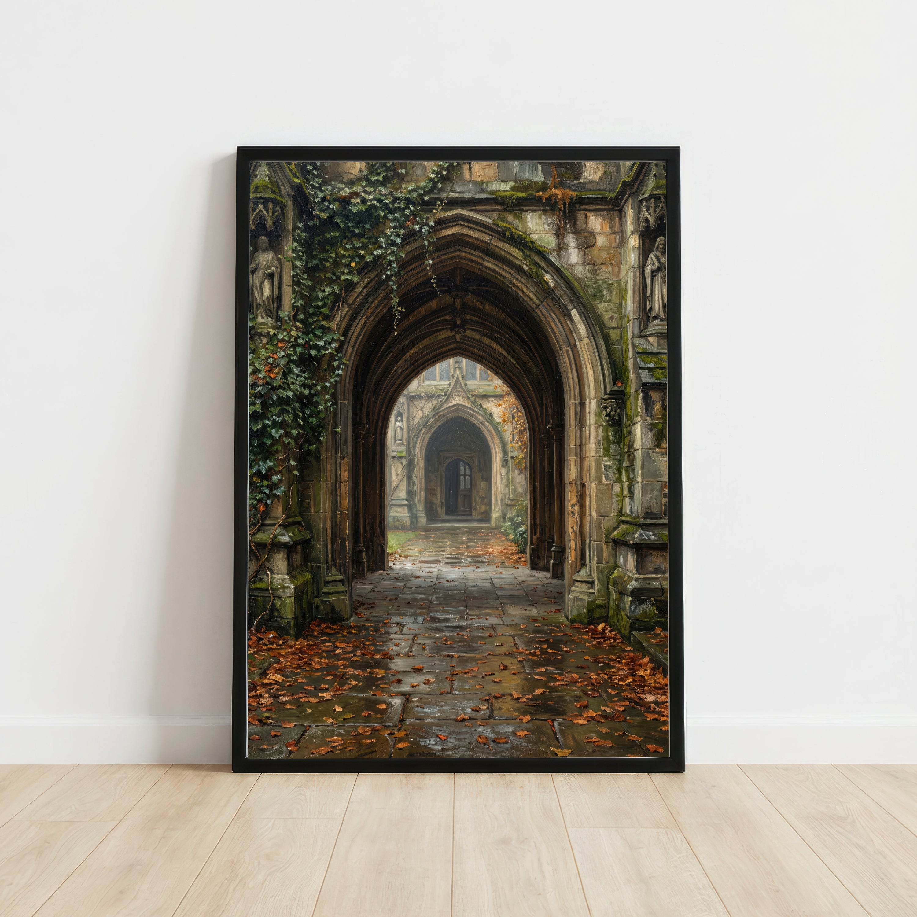 Gothic Cloister Archway Art Print