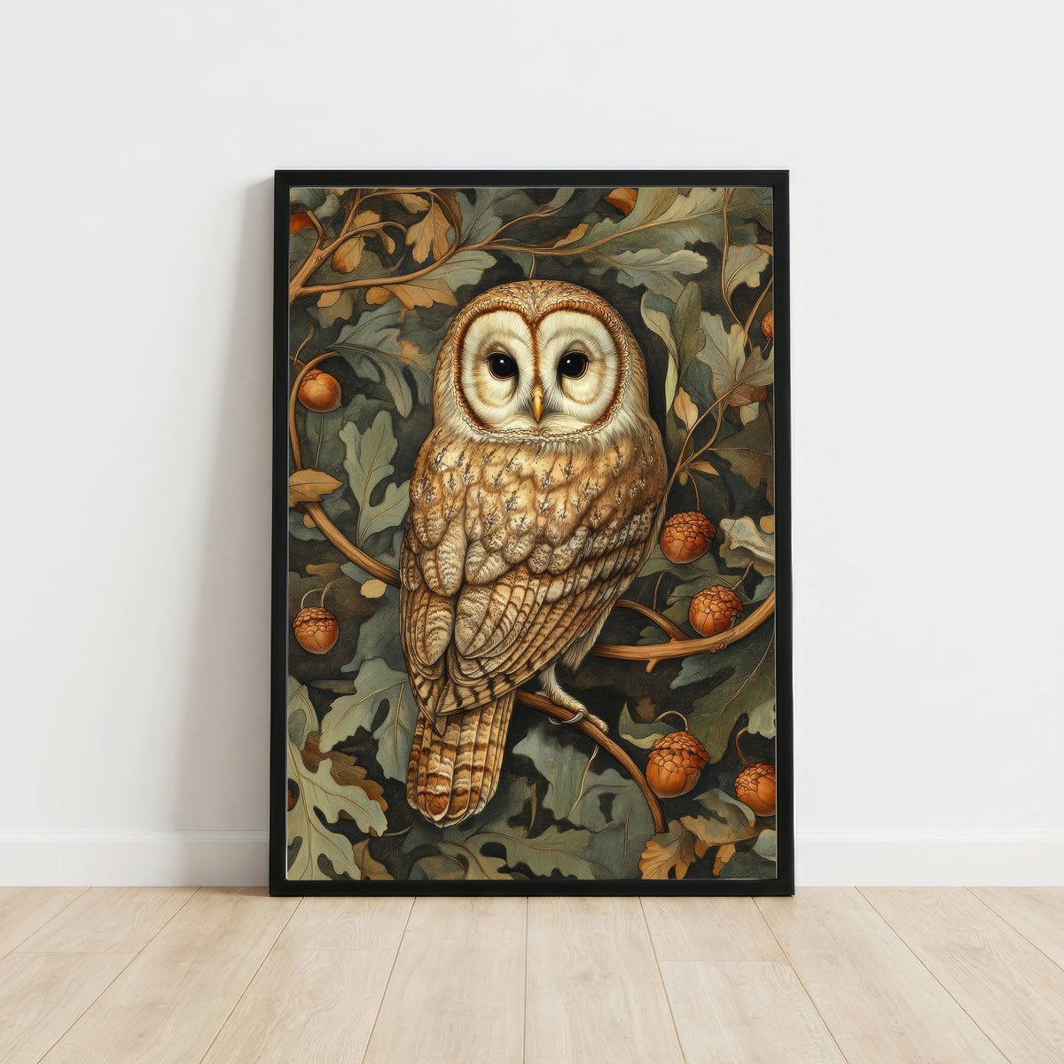 Owl Botanical Art Print