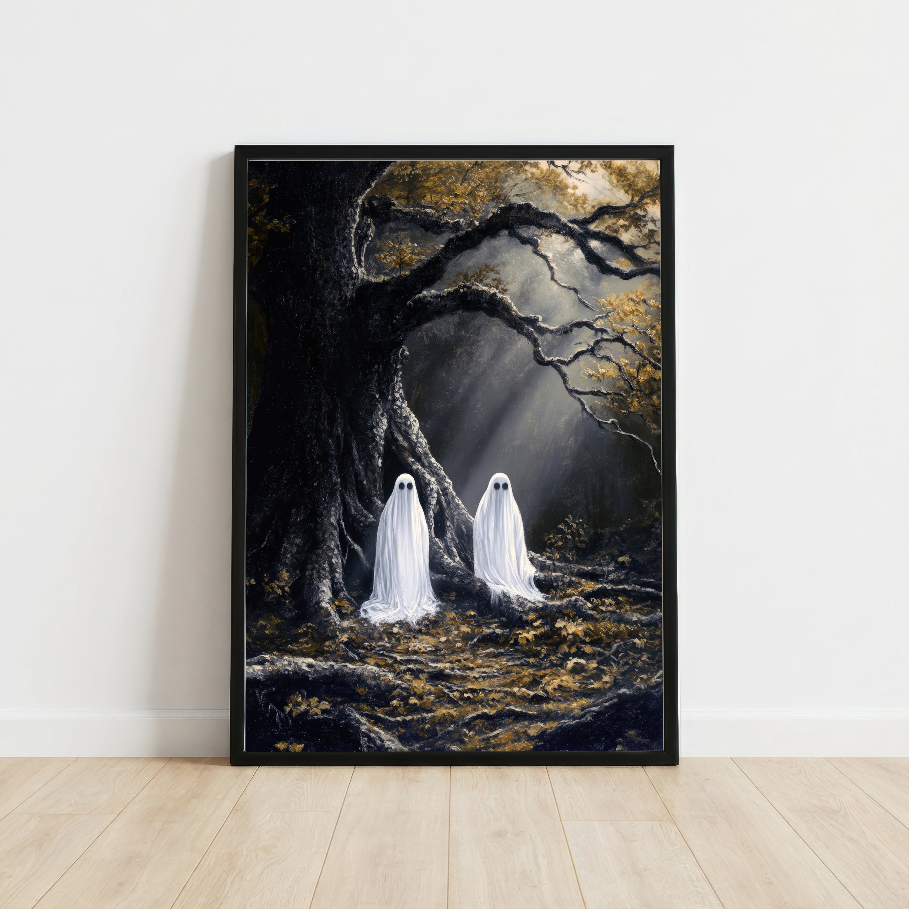 Ghosts Under an Ancient Tree Art Print