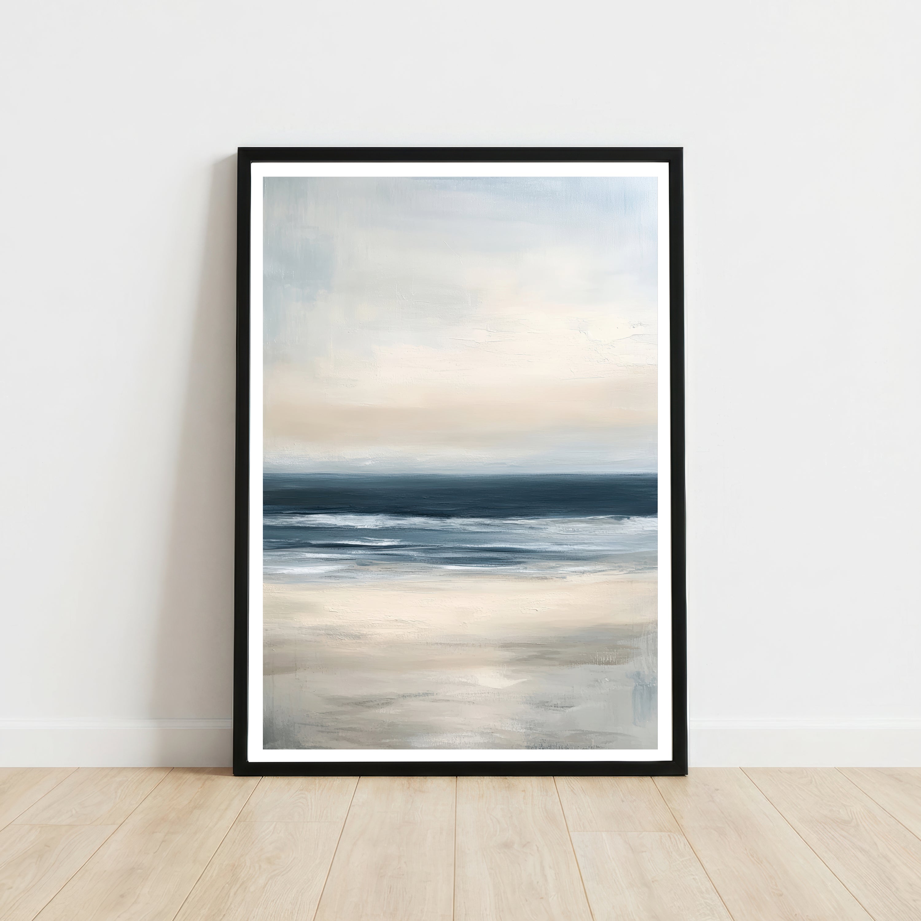 Muted Coastal Seascape Art Print