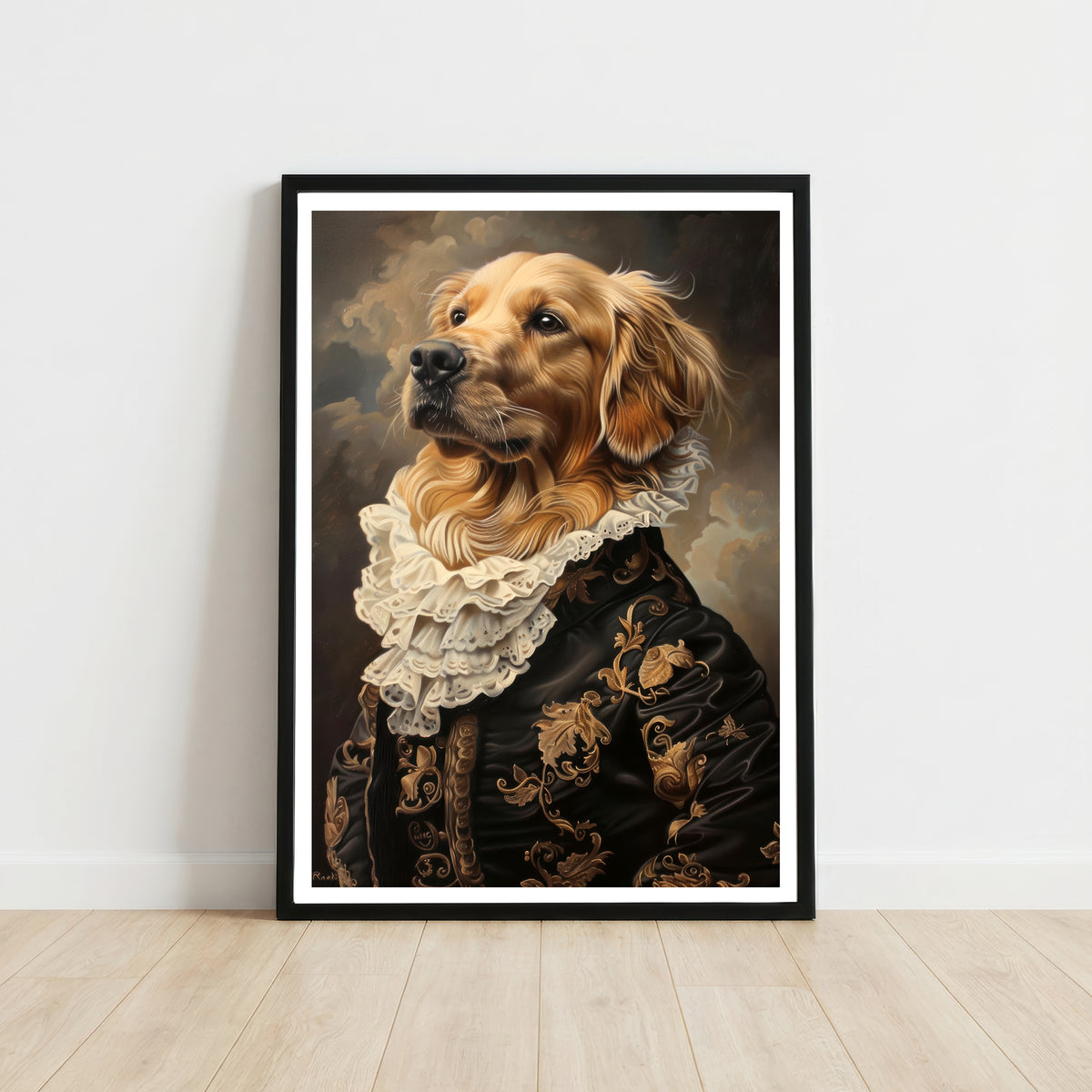Victorian Dog Portrait Art Print