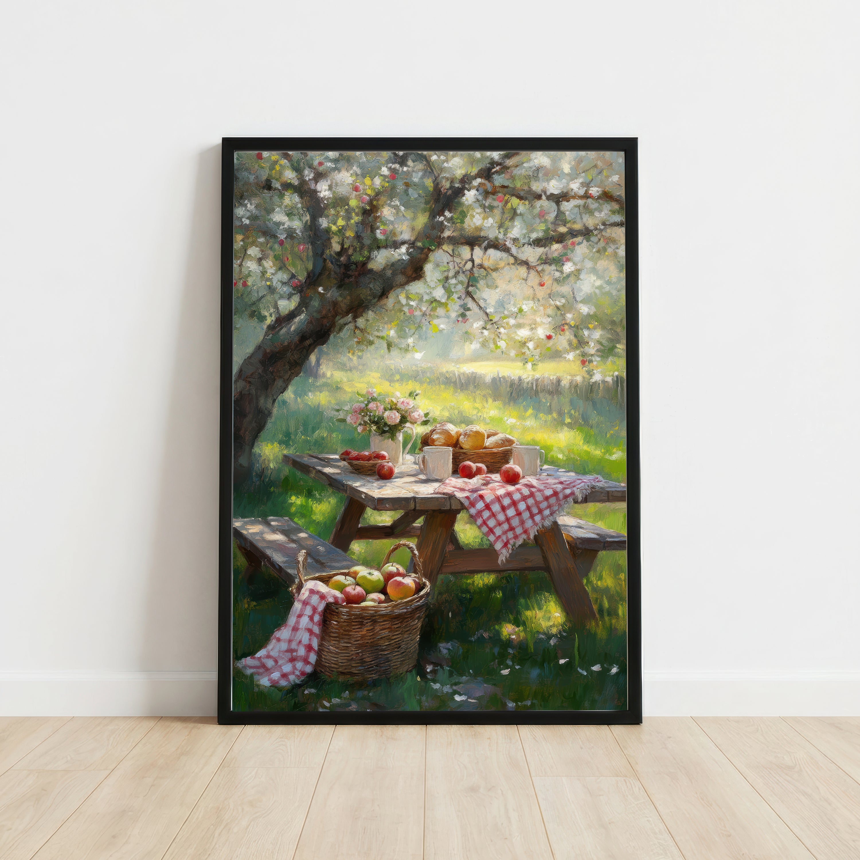 Garden Picnic Still Life Art Print