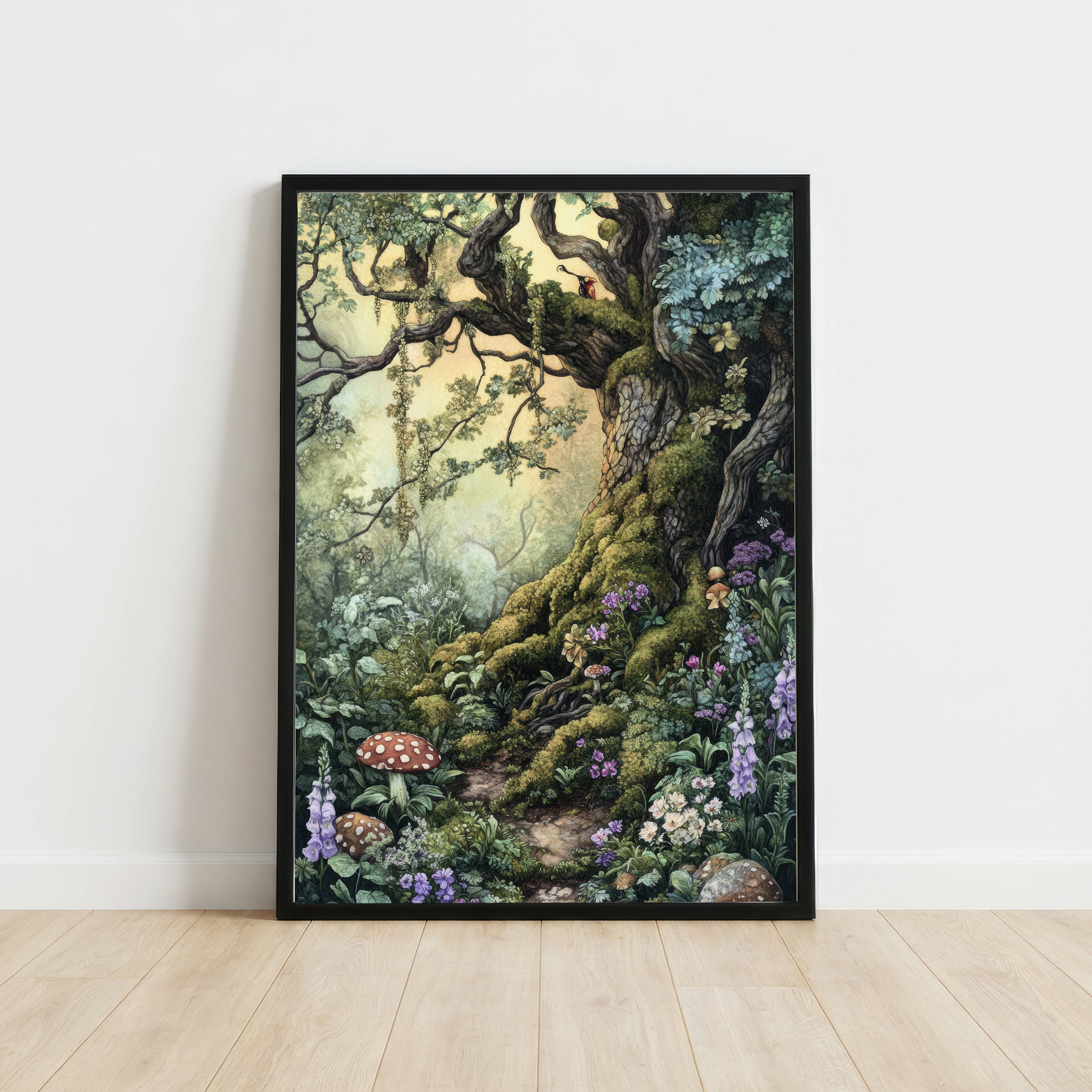 Enchanted Woodland Fairy Art Print