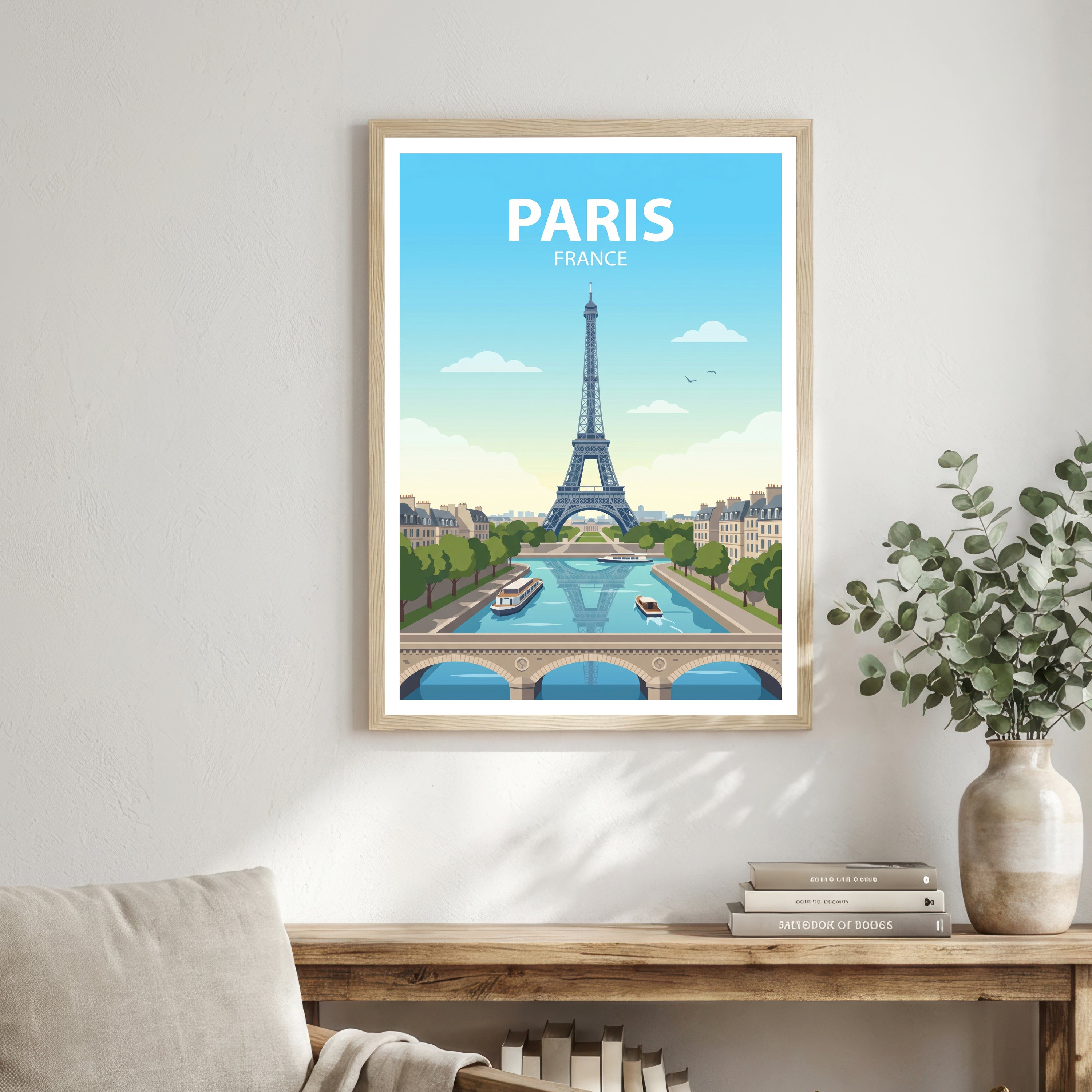 Paris France Travel Poster