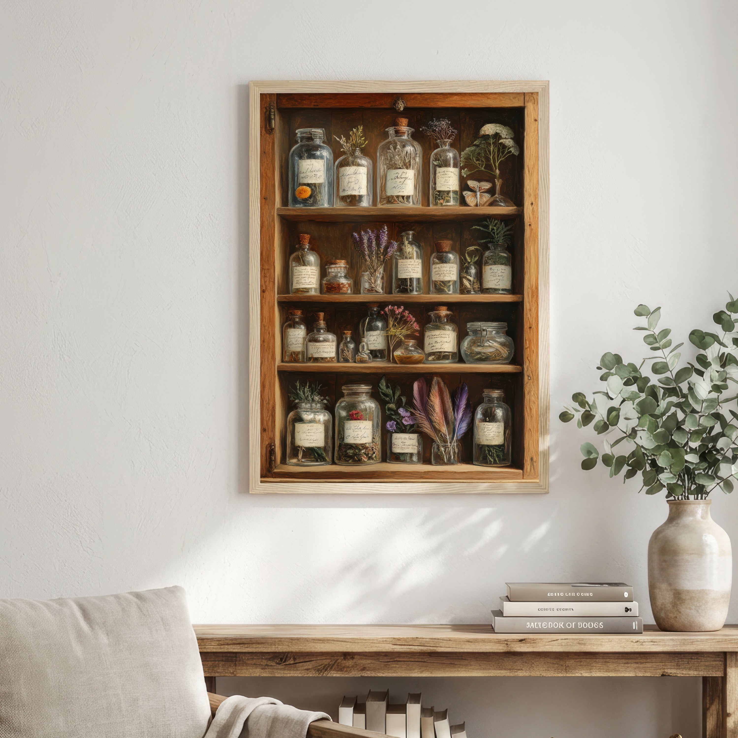 Vintage Apothecary Botanical Art Print