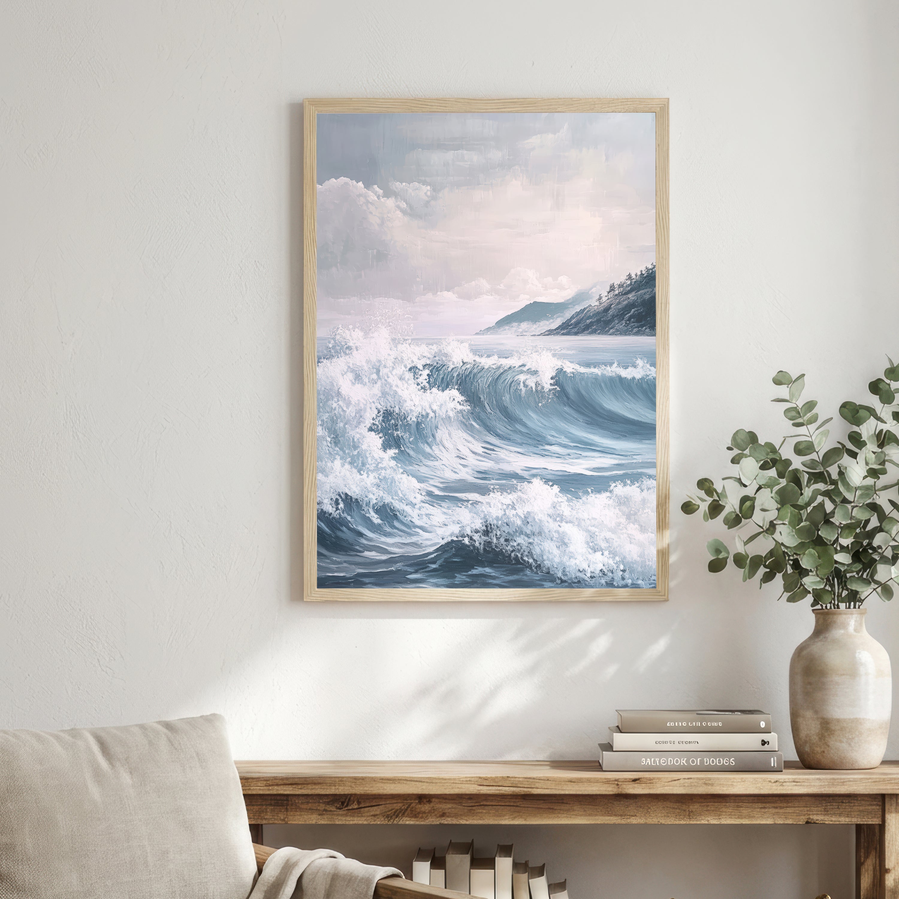 Stormy Ocean Wave Art Print