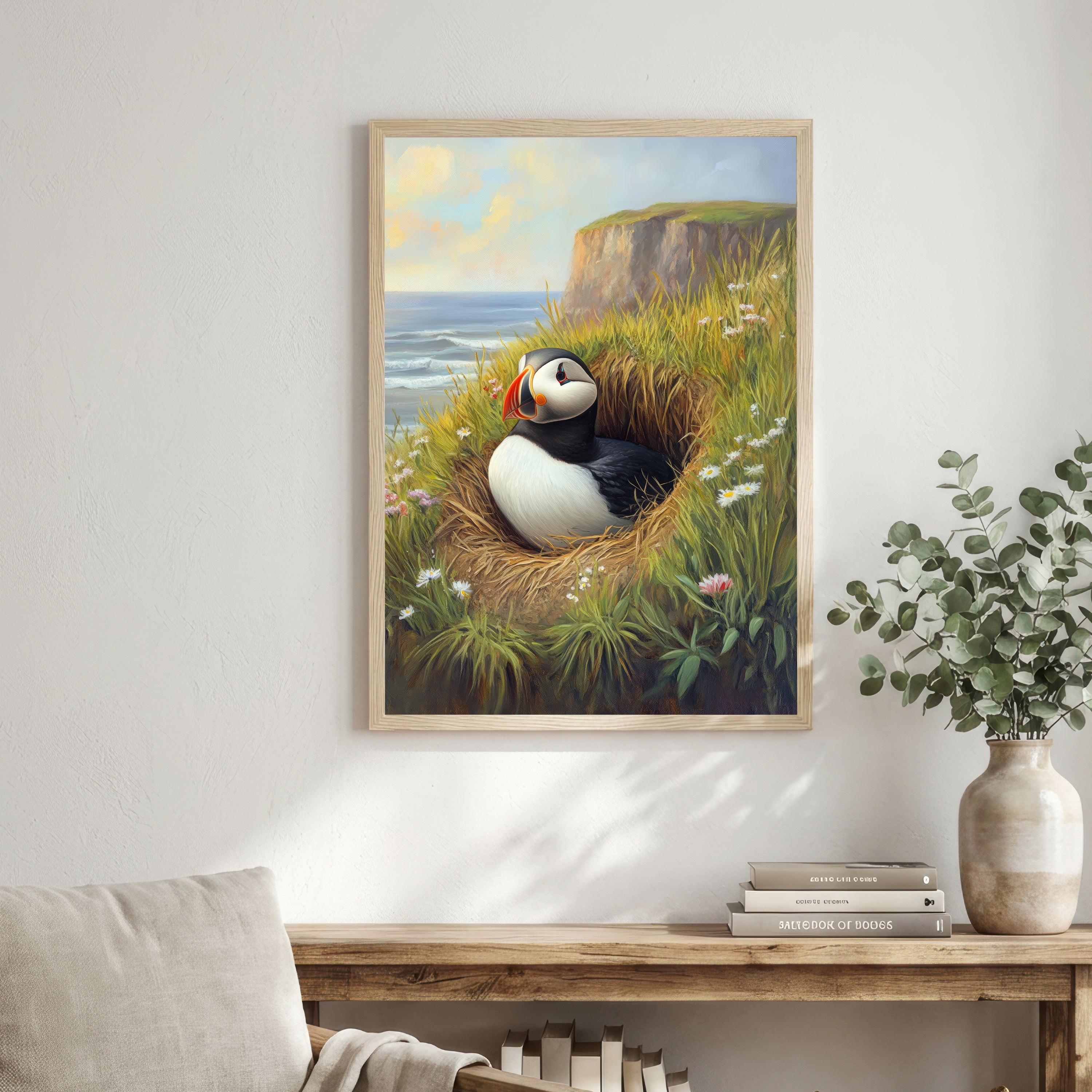 Puffin Coastal Art Print