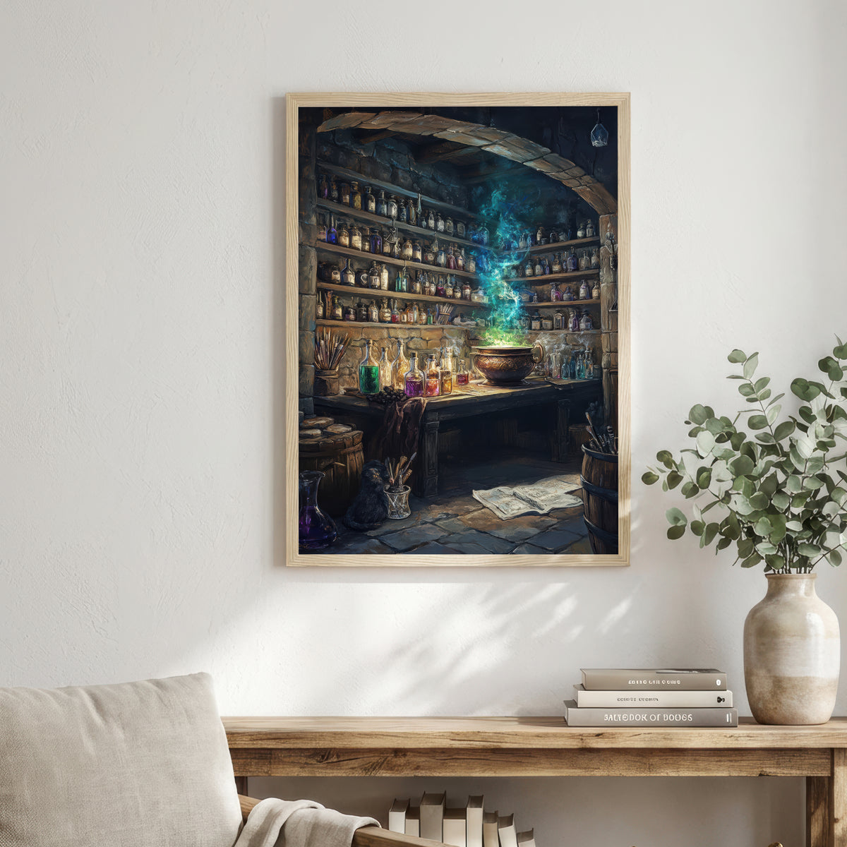 Dark Academia Apothecary Art Print
