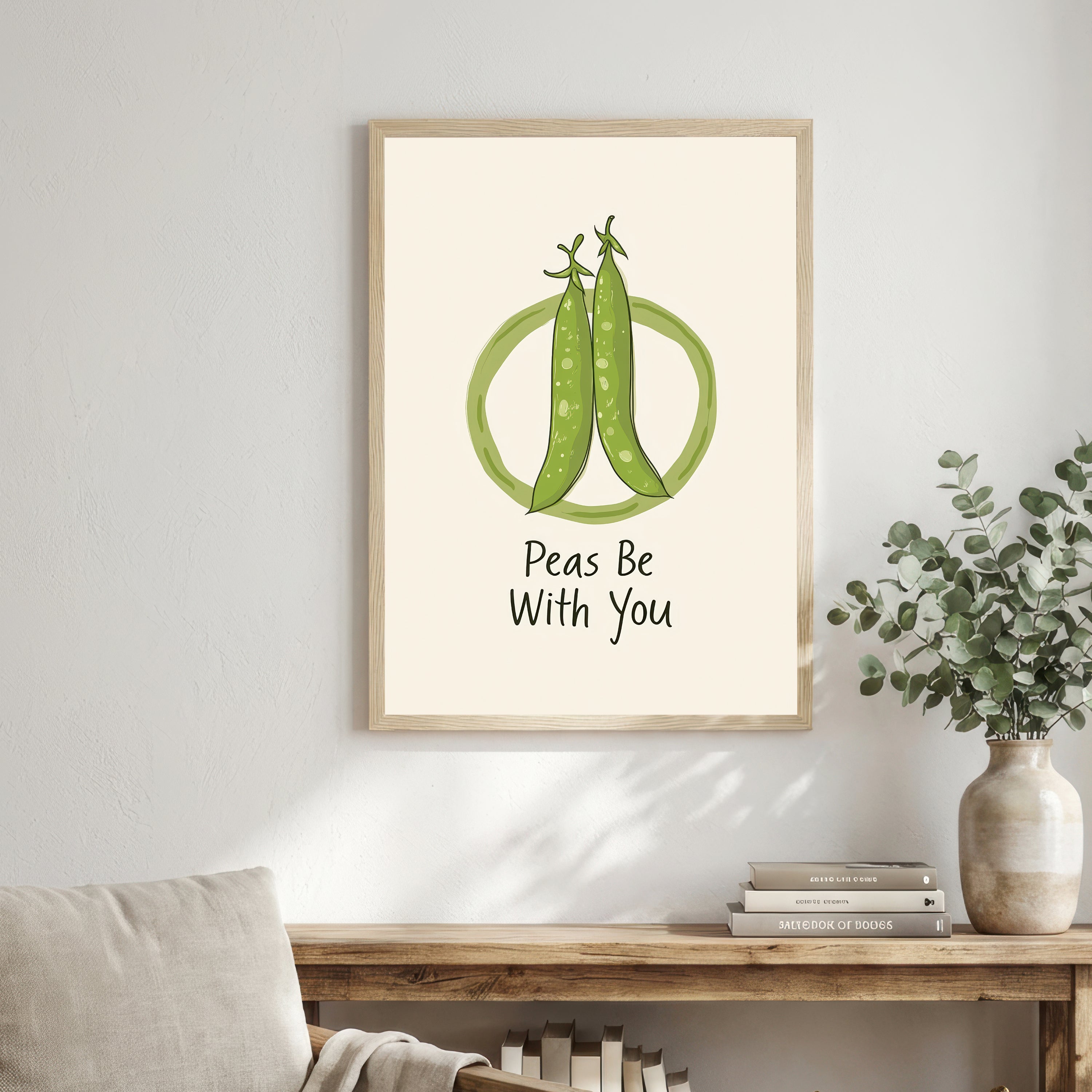 Peas Be With You Art Print