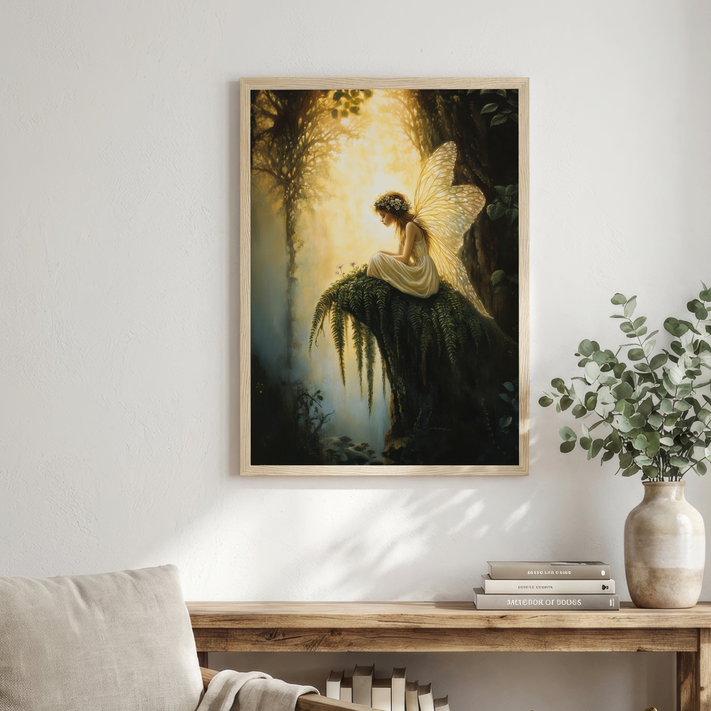 Forest Fairy Fantasy Art Print
